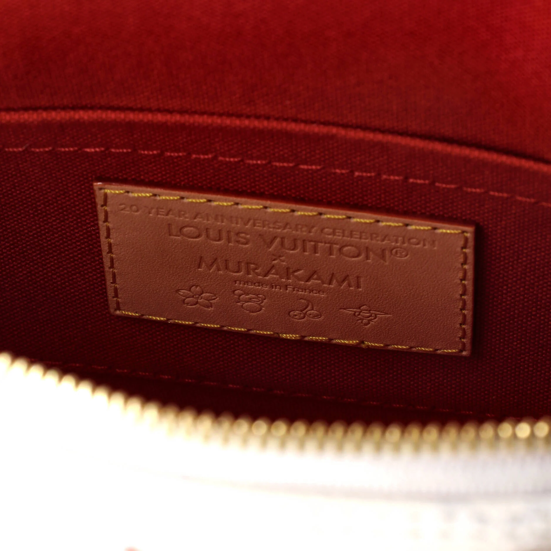 x Takashi Murakami Alma Handbag Limited Edition Monogram Cerises BB - Image 6