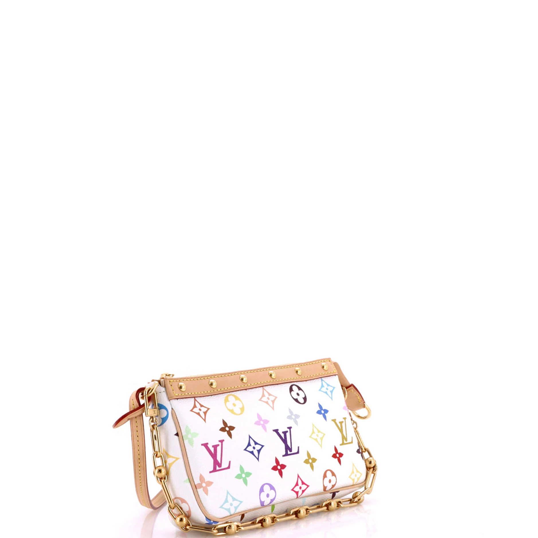 x Takashi Murakami Chain Pochette Accessoires NM Monogram Multicolor - Image 2