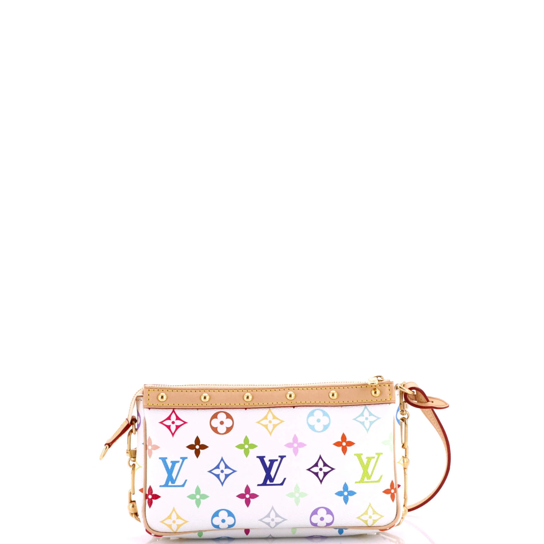 x Takashi Murakami Chain Pochette Accessoires NM Monogram Multicolor - Image 3