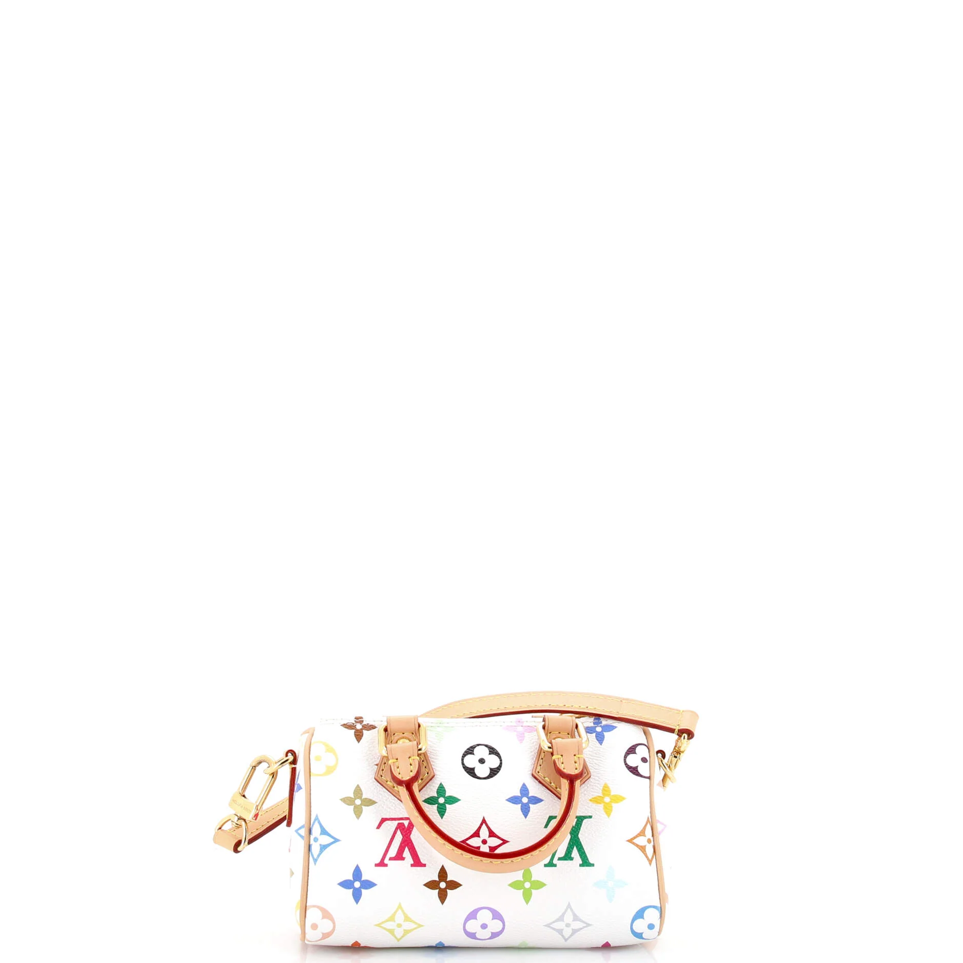 x Takashi Murakami Speedy Bandouliere NM Bag Monogram Multicolor Nano - Image 3