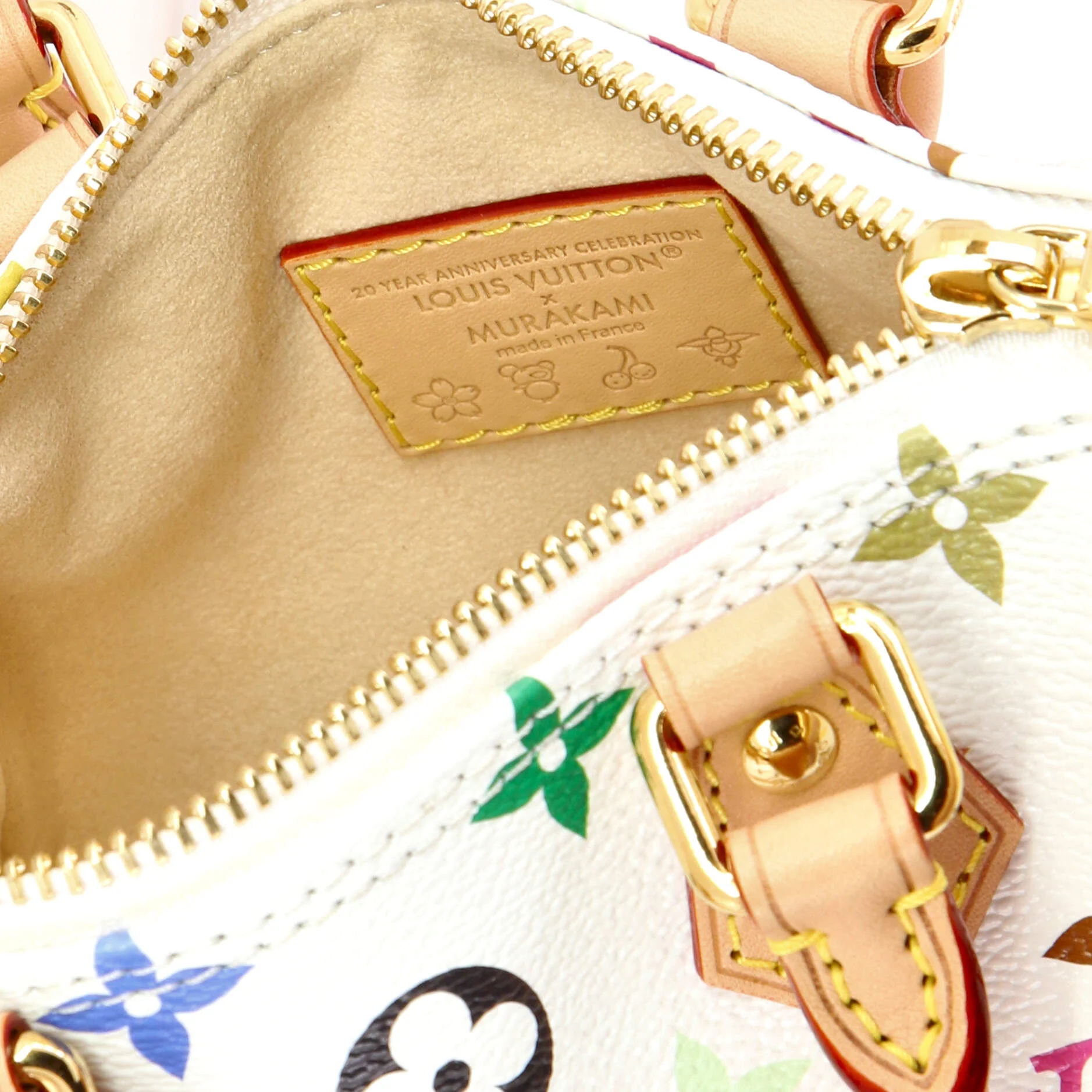 x Takashi Murakami Speedy Bandouliere NM Bag Monogram Multicolor Nano - Image 6