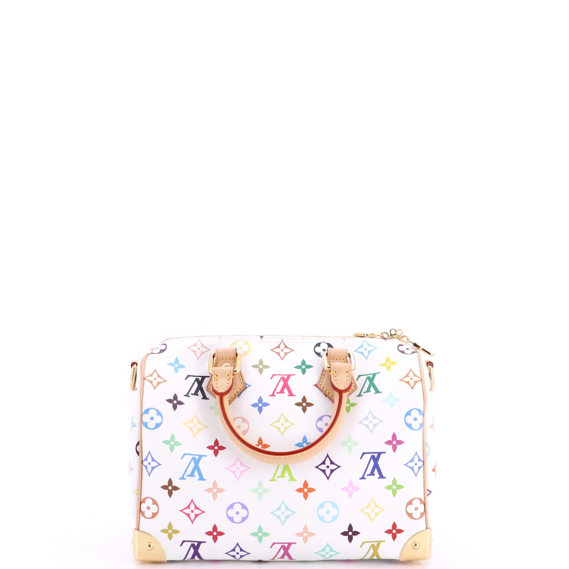 x Takashi Murakami Speedy Soft Bandouliere Bag Monogram Multicolor 25 - Image 3