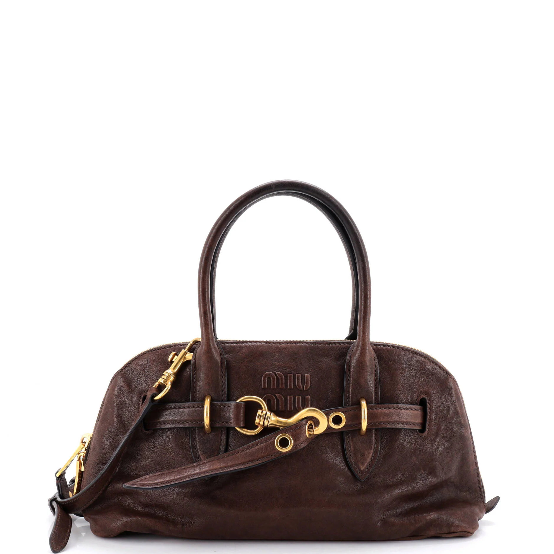 Aventure Top Handle Bag Leather Regular