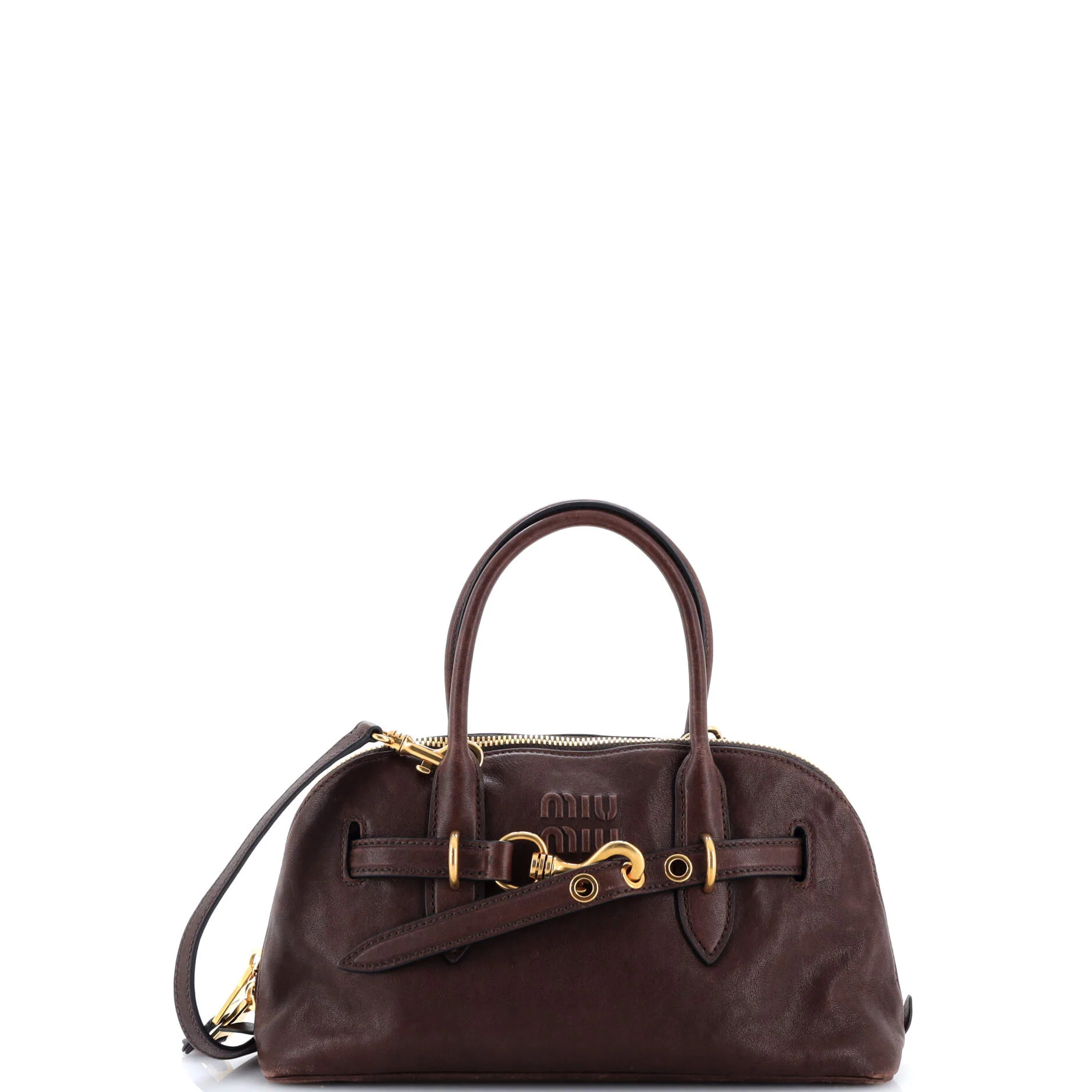 Aventure Top Handle Bag Leather Regular