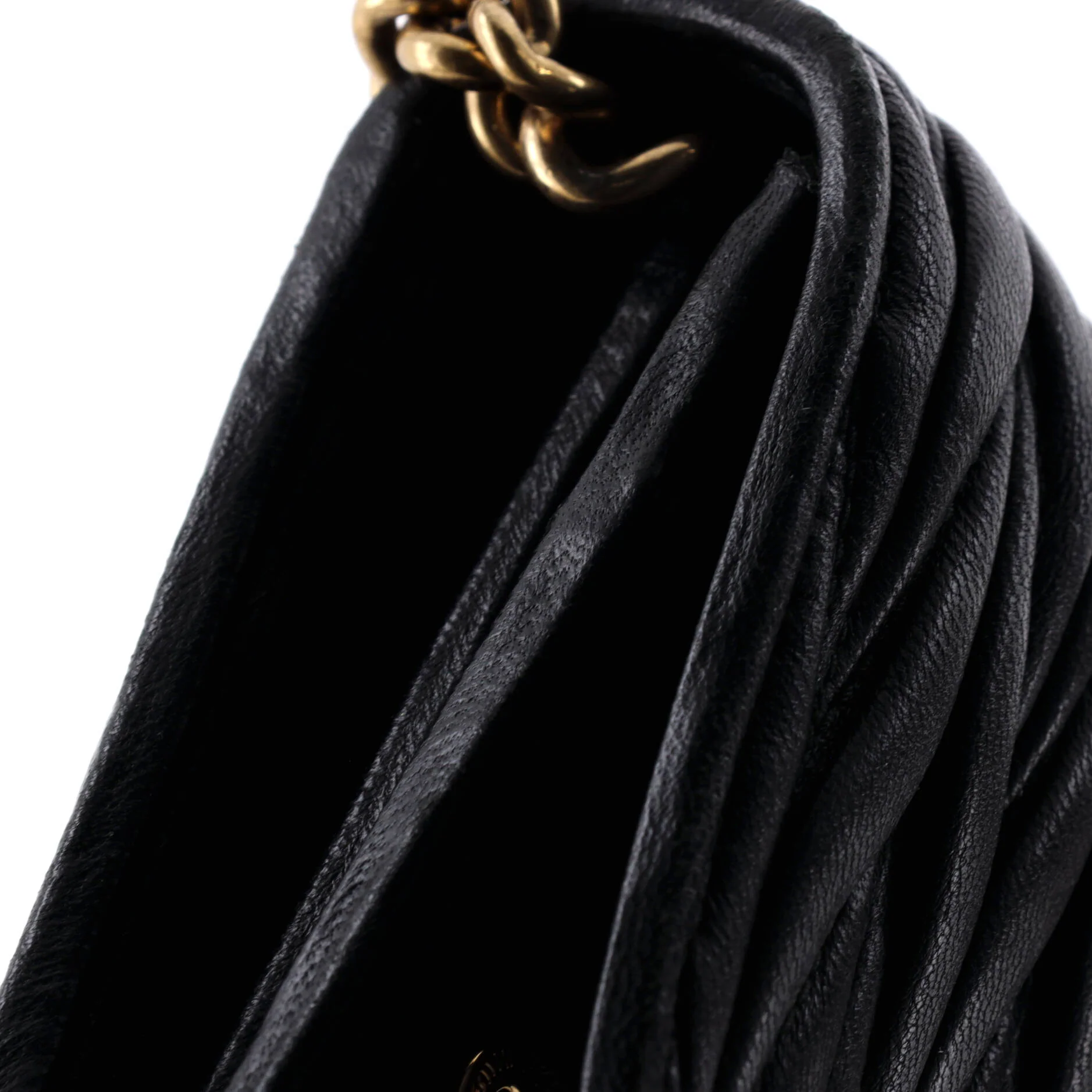 Flap Crossbody Bag Matelasse Leather Small - Image 6