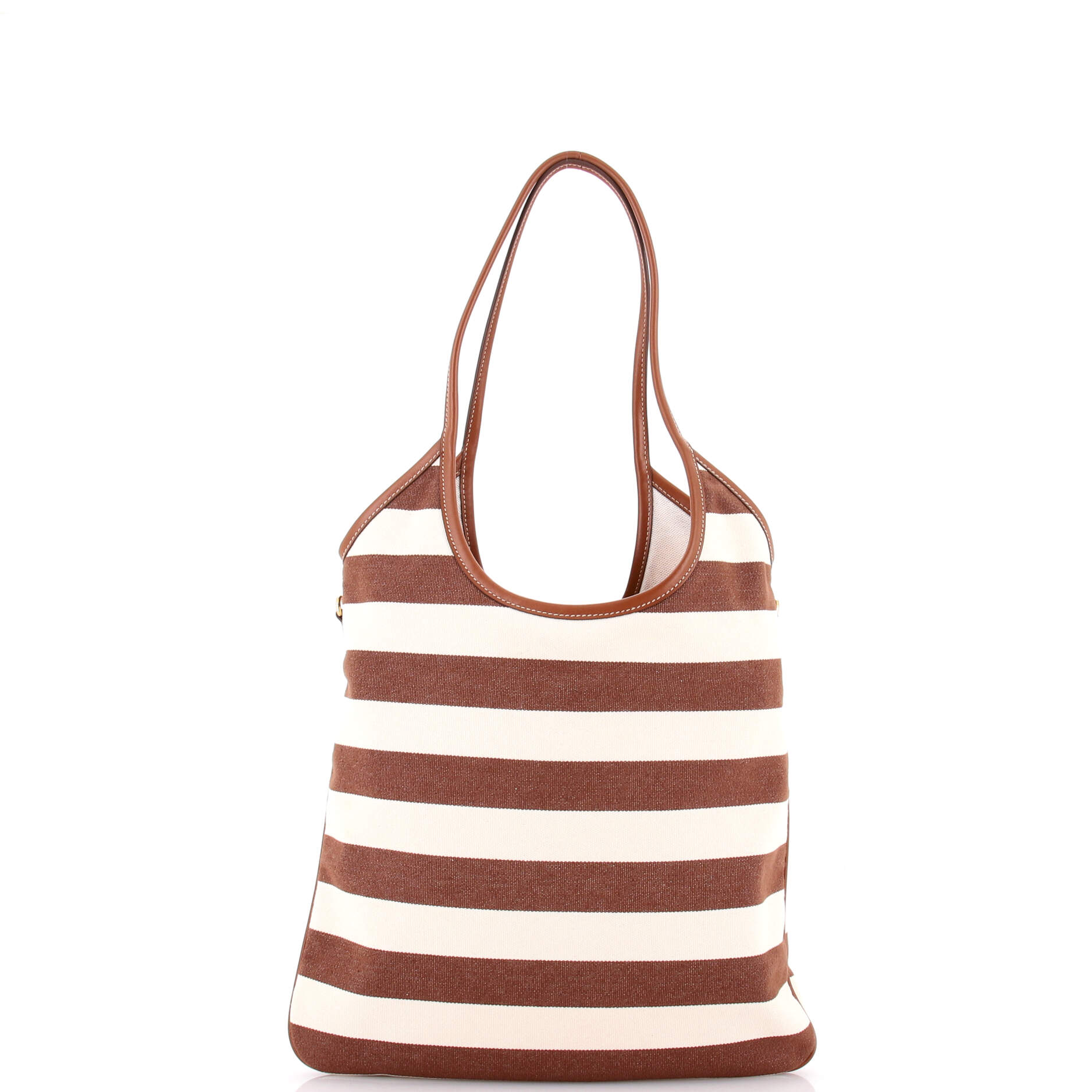 Ivy Hobo Bag Striped Canvas Tall - Image 3
