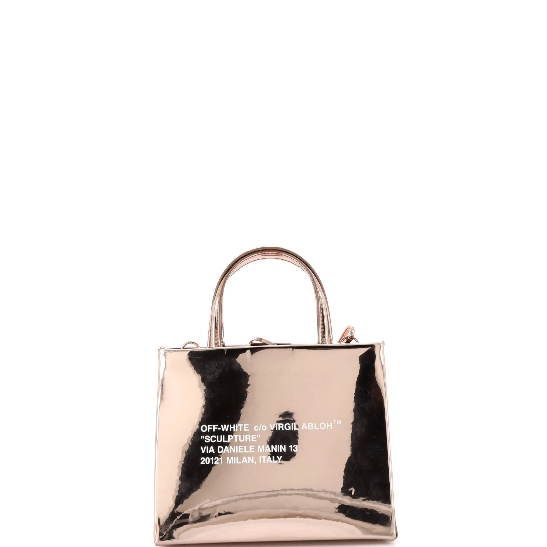 Box Tote Printed Patent Mini - Image 3