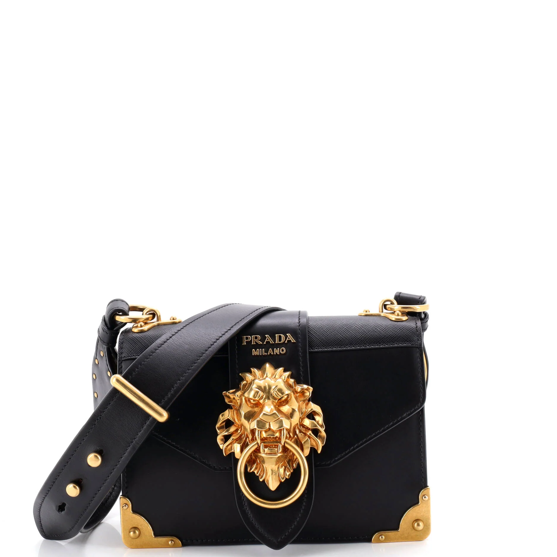 Animalier Cahier Crossbody Bag Leather Small