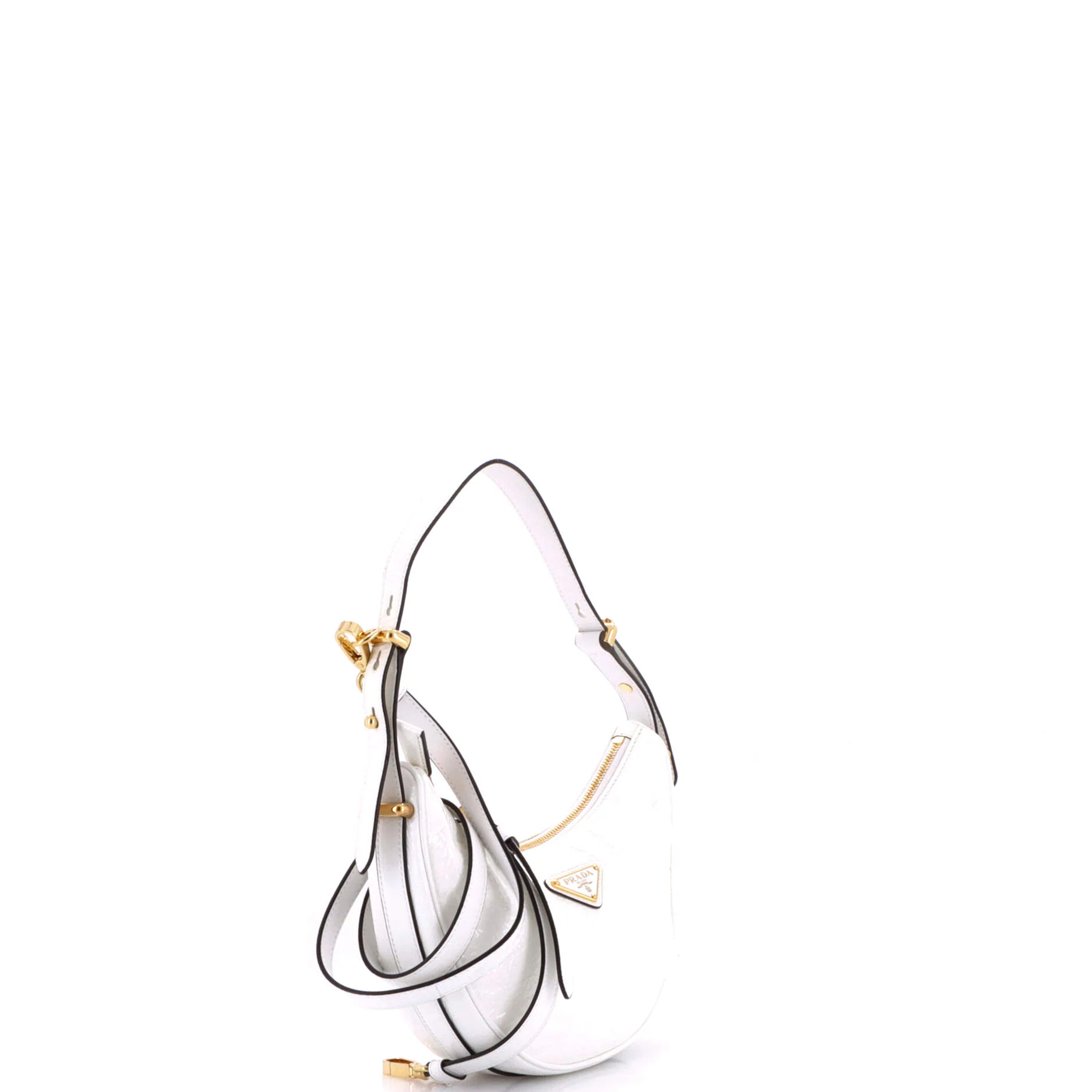 Arque Half Moon Hobo Vernice Naplak Small - Image 2