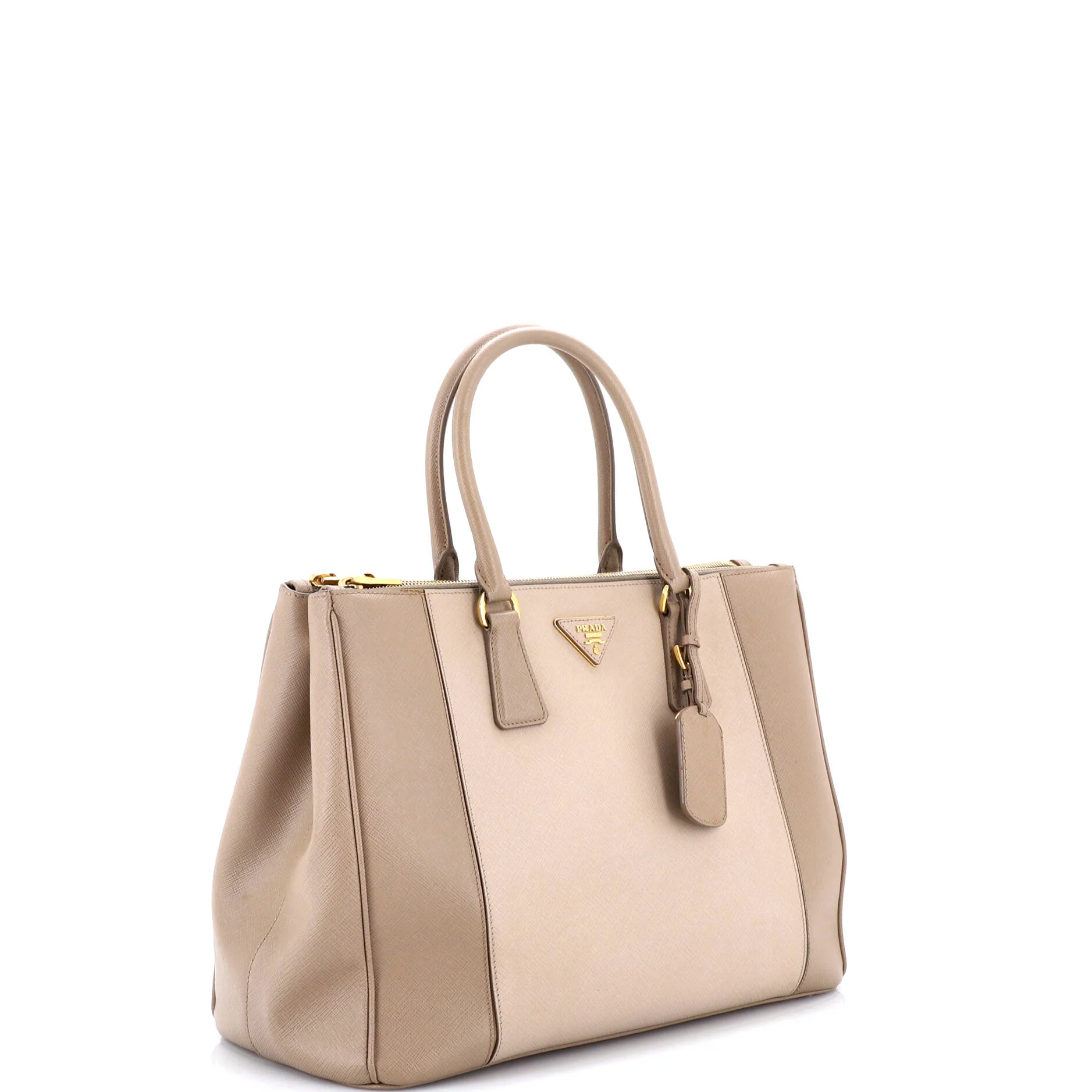 Bicolor Double Zip Lux Tote Saffiano Leather Medium - Image 2