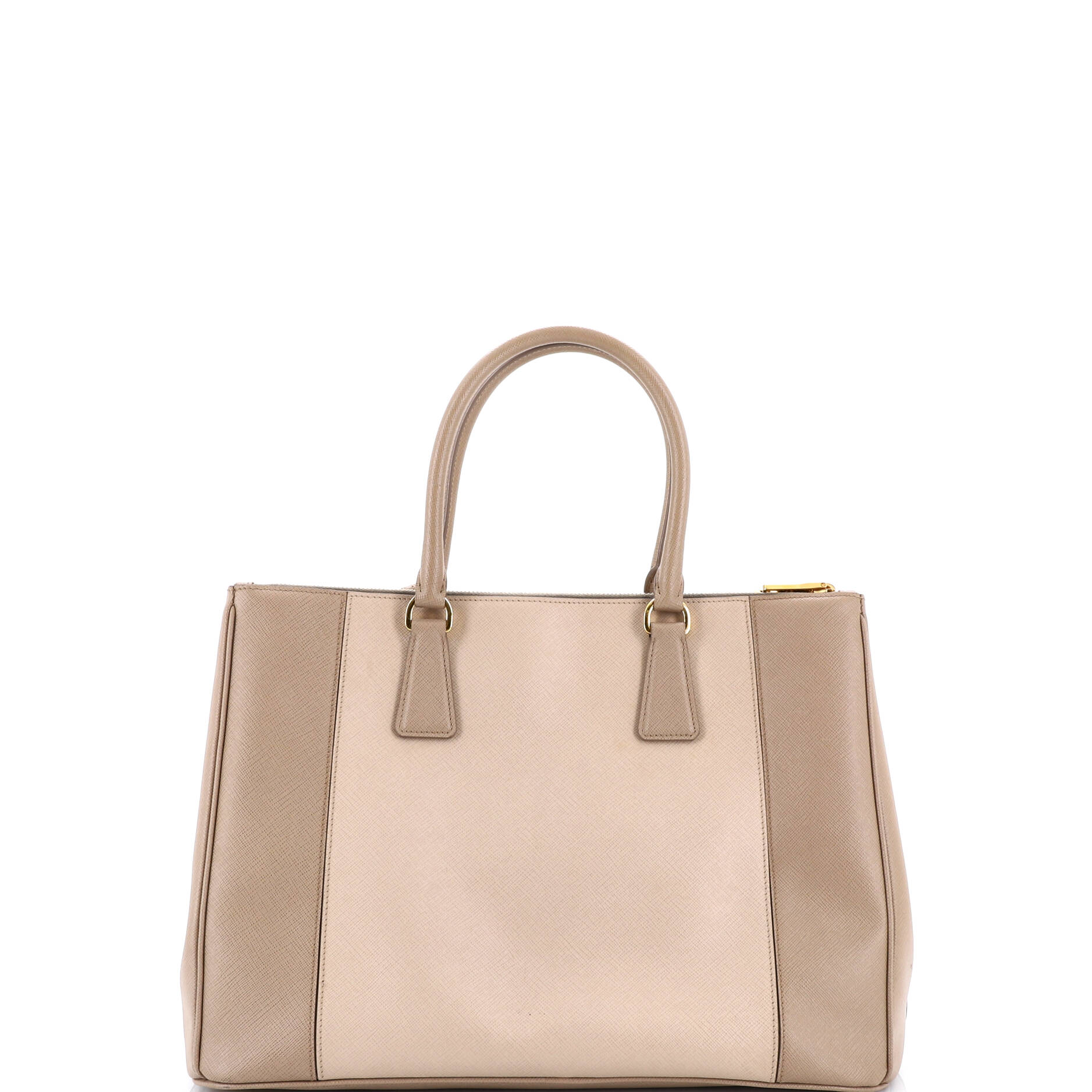 Bicolor Double Zip Lux Tote Saffiano Leather Medium - Image 3