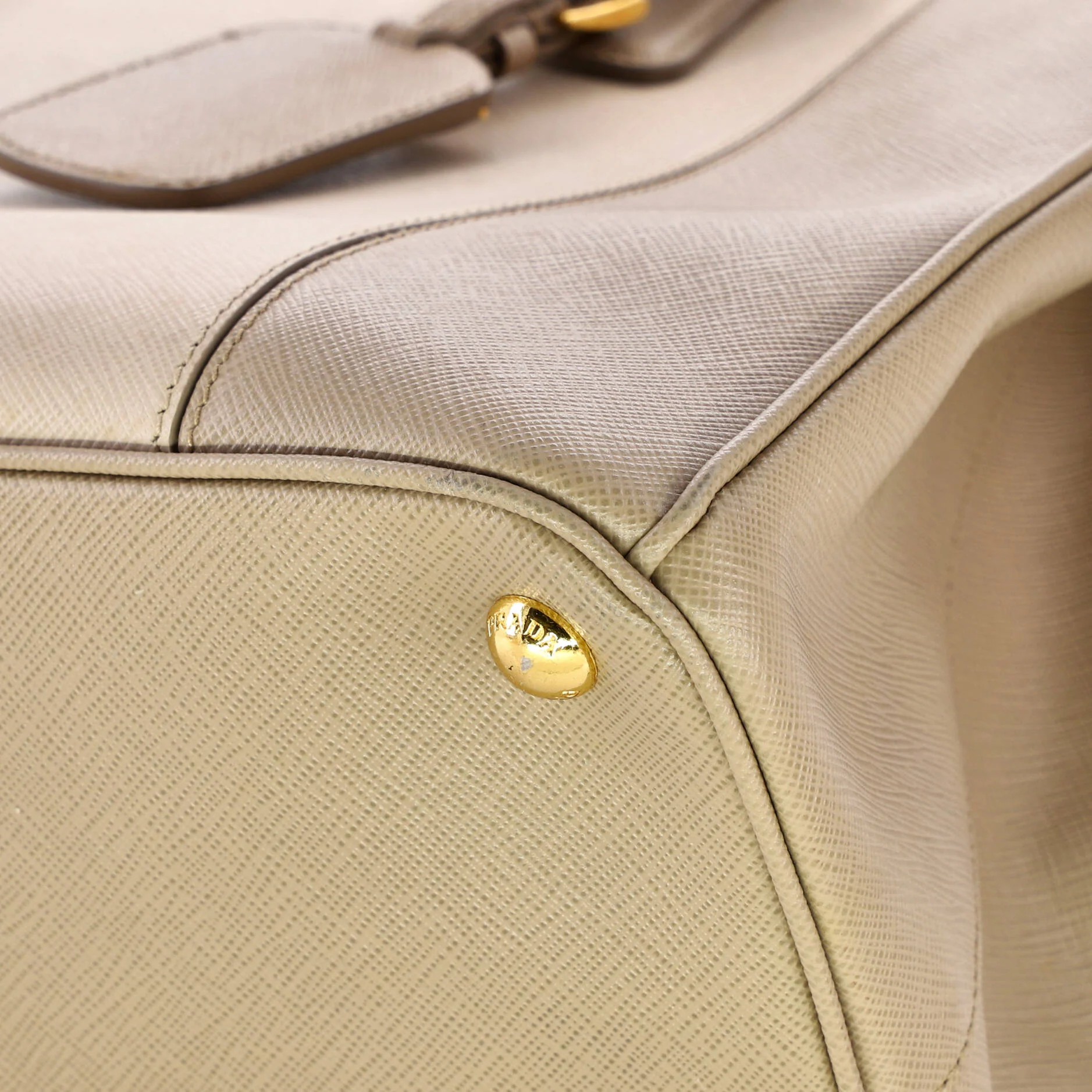 Bicolor Double Zip Lux Tote Saffiano Leather Medium - Image 6