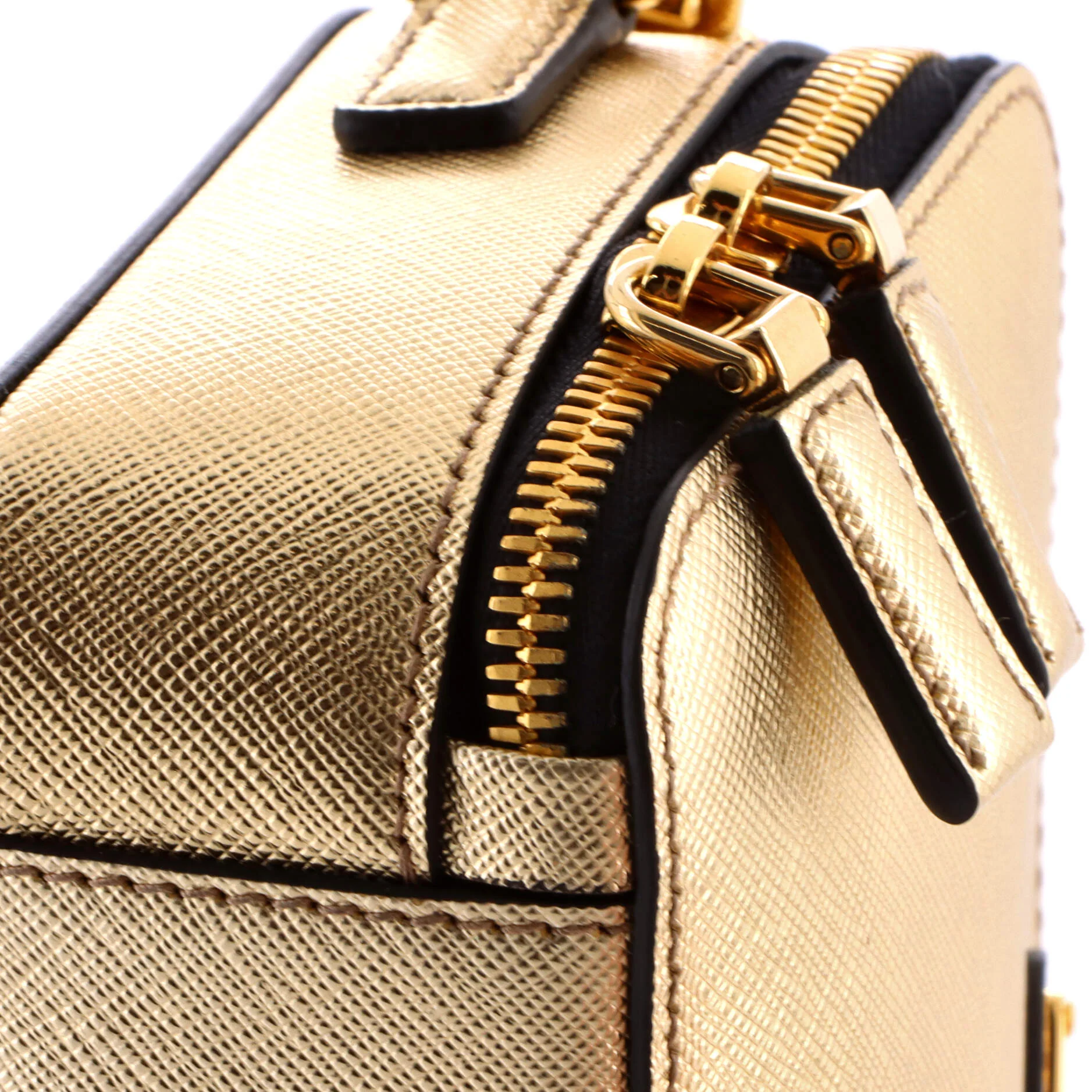 Brique Camera Crossbody Bag Saffiano Leather Mini - Image 6