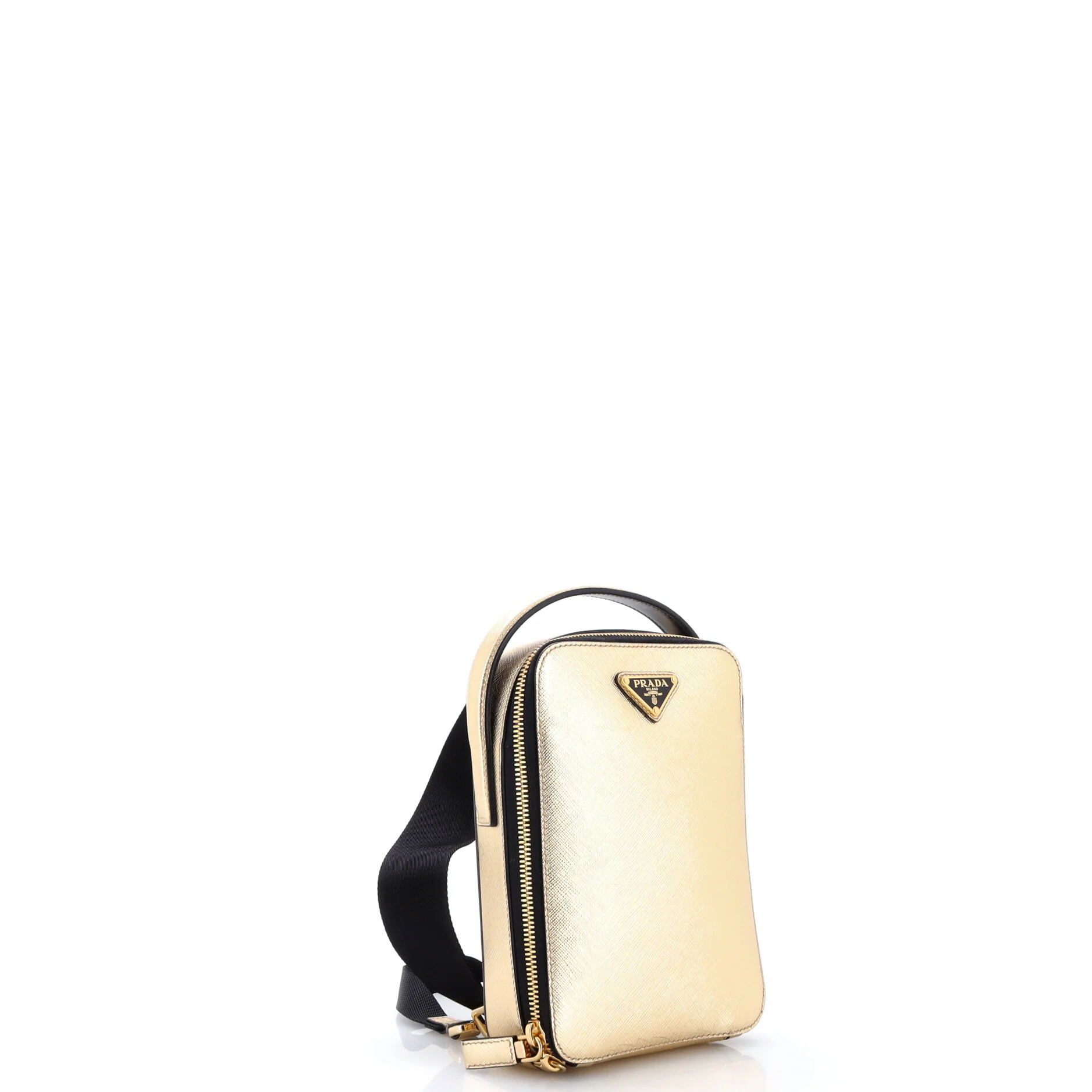Brique Top Handle Sling Bag Saffiano Leather - Image 2
