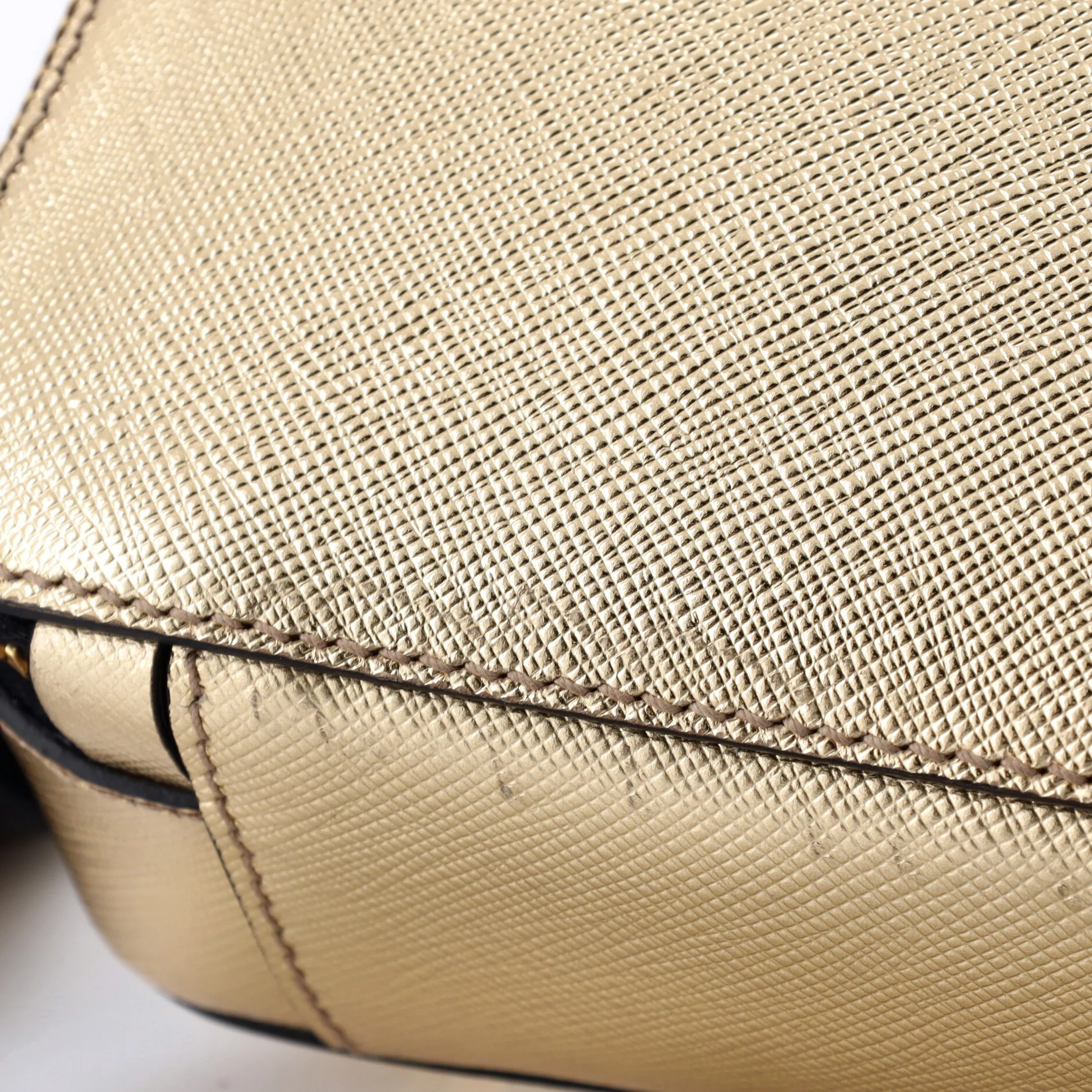 Brique Top Handle Sling Bag Saffiano Leather - Image 6