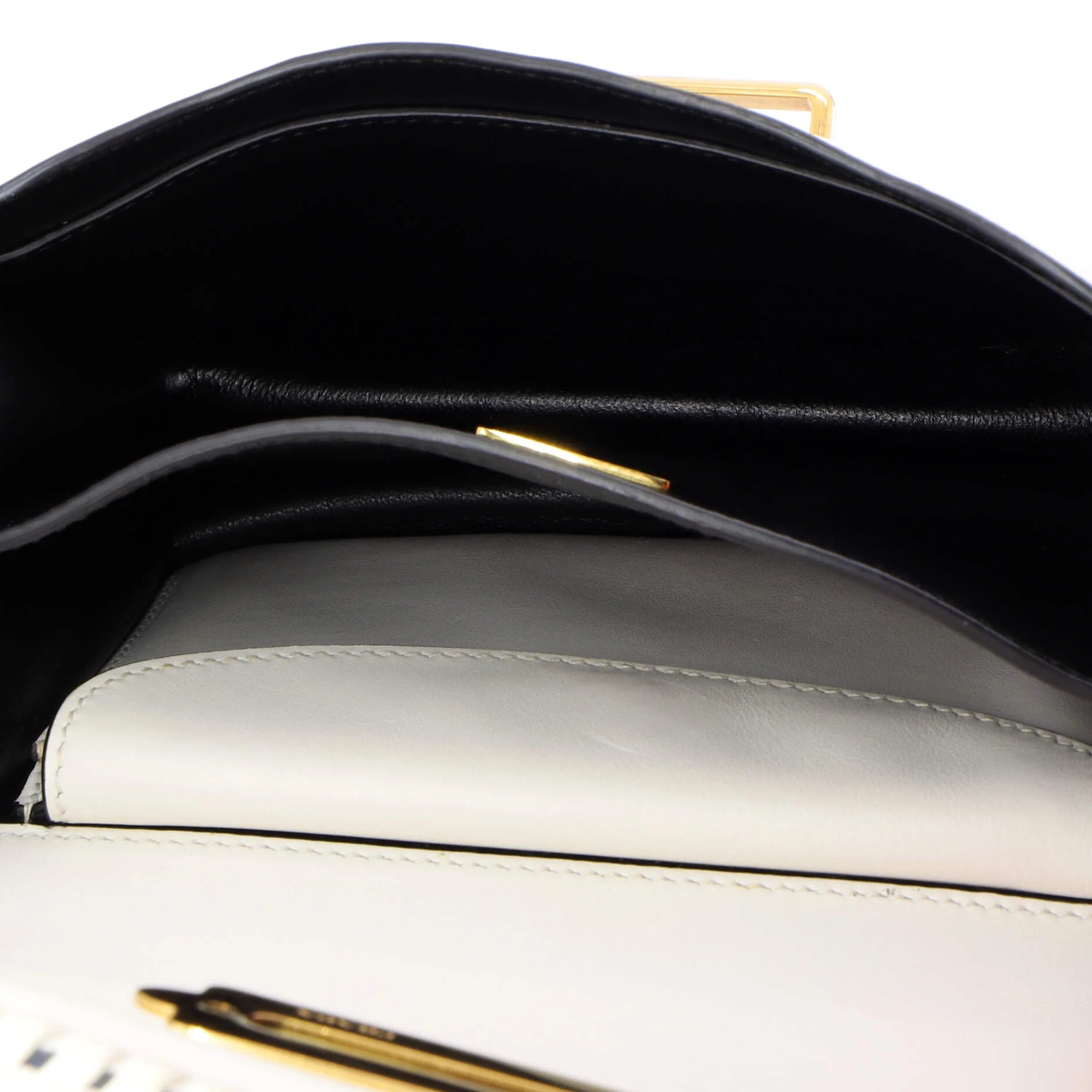 Cahier Crossbody Bag Embellished Denim and Leather Small - Image 5