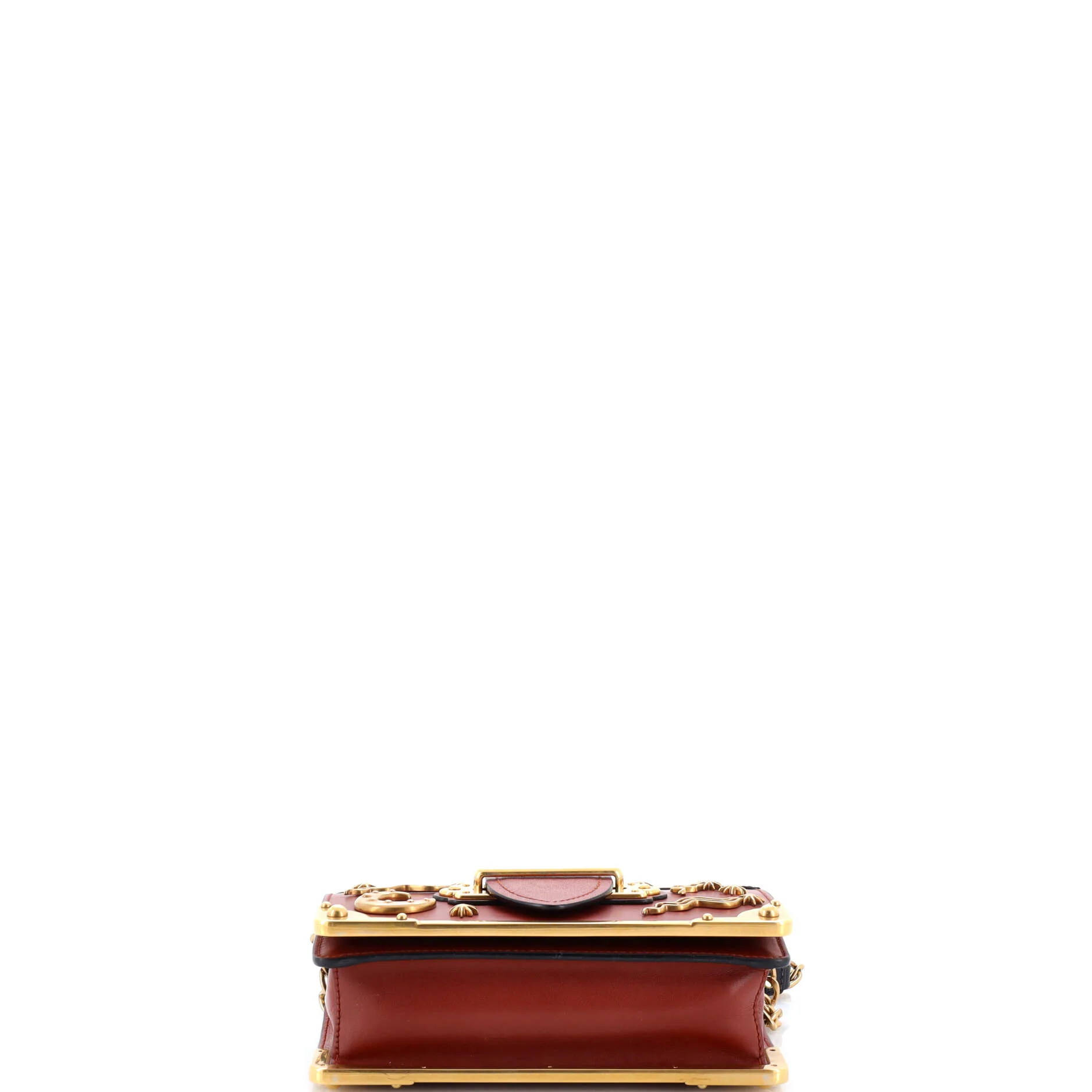 Cahier Crossbody Bag Embellished Leather Small - Image 4