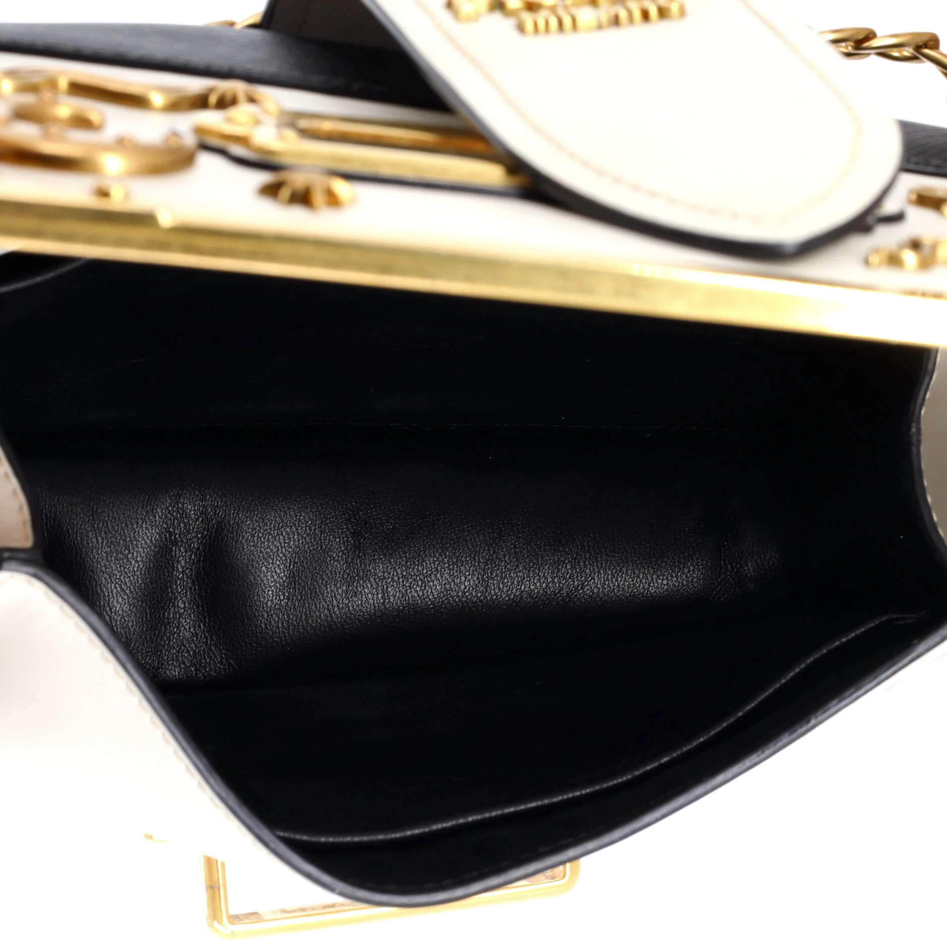 Cahier Crossbody Bag Embellished Leather Small - Image 5