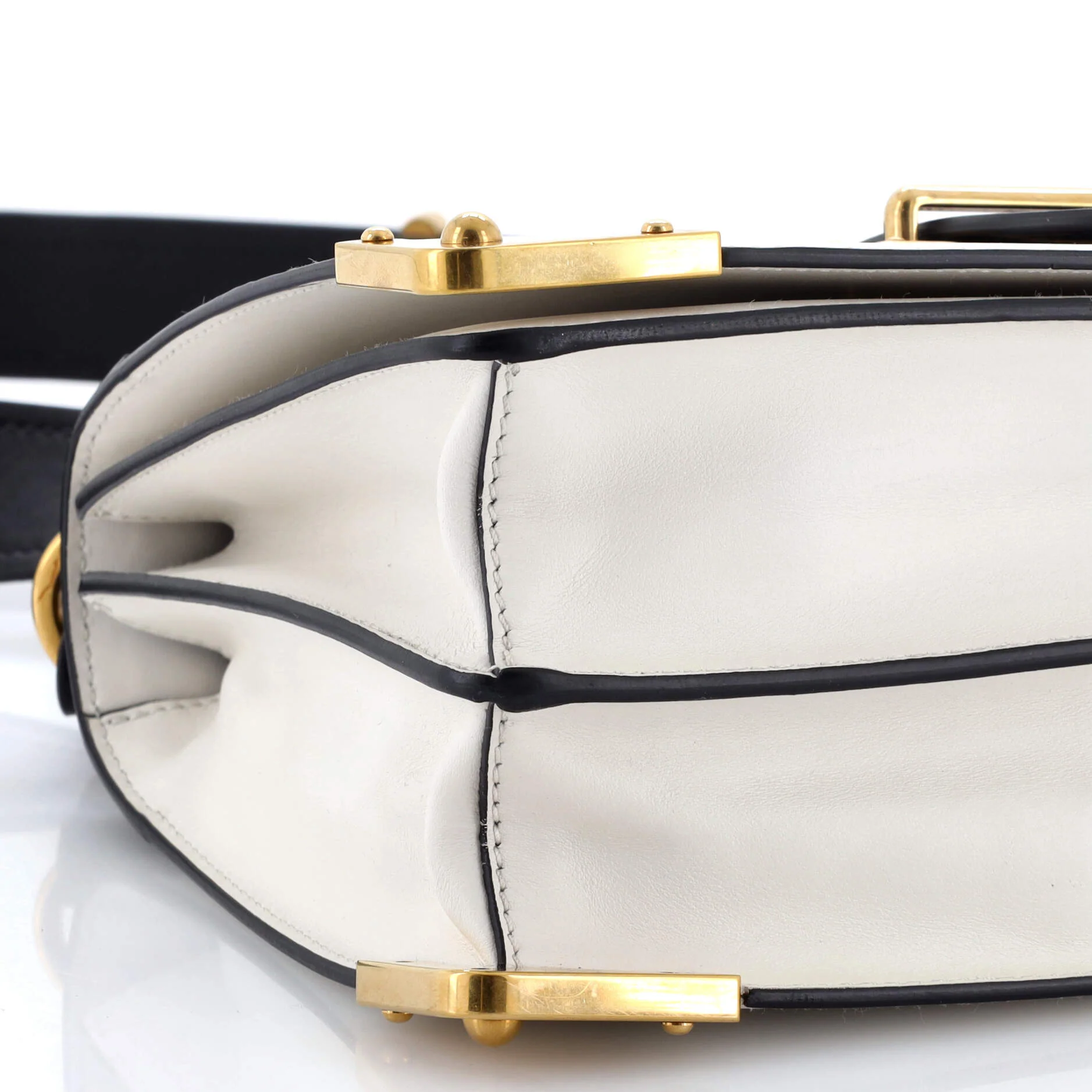 Cahier Crossbody Bag Leather and Saffiano Leather Large - Image 6