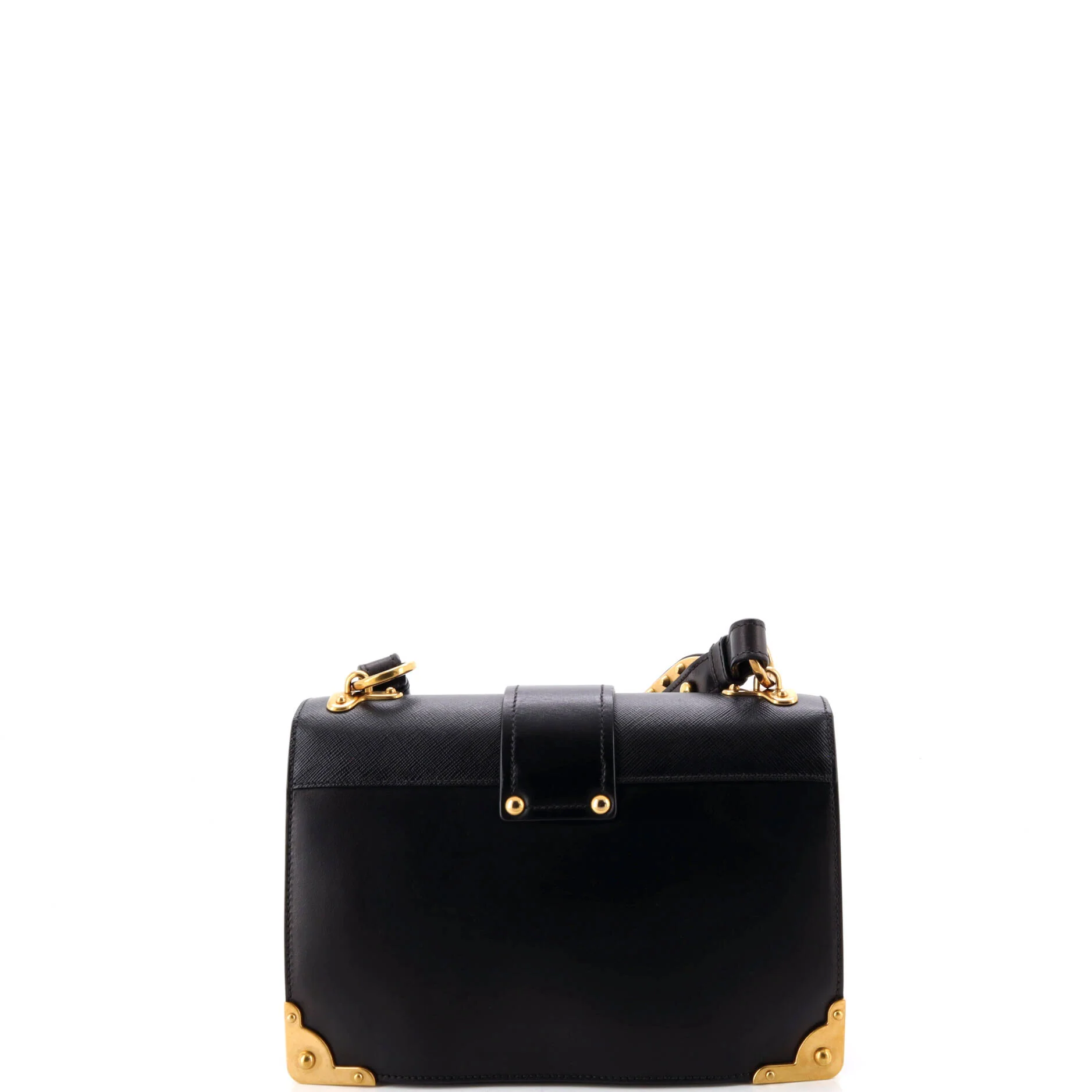 Cahier Crossbody Bag Leather and Saffiano Leather Large - Image 3