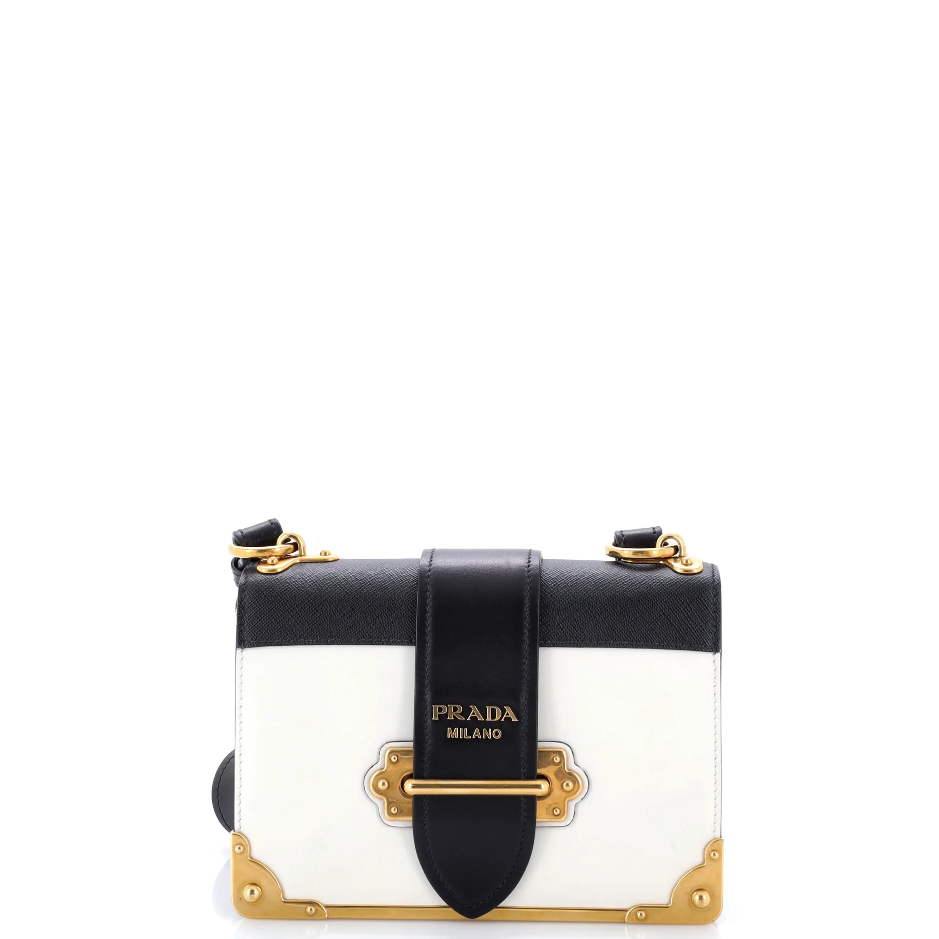 Cahier Crossbody Bag Leather and Saffiano Leather Small