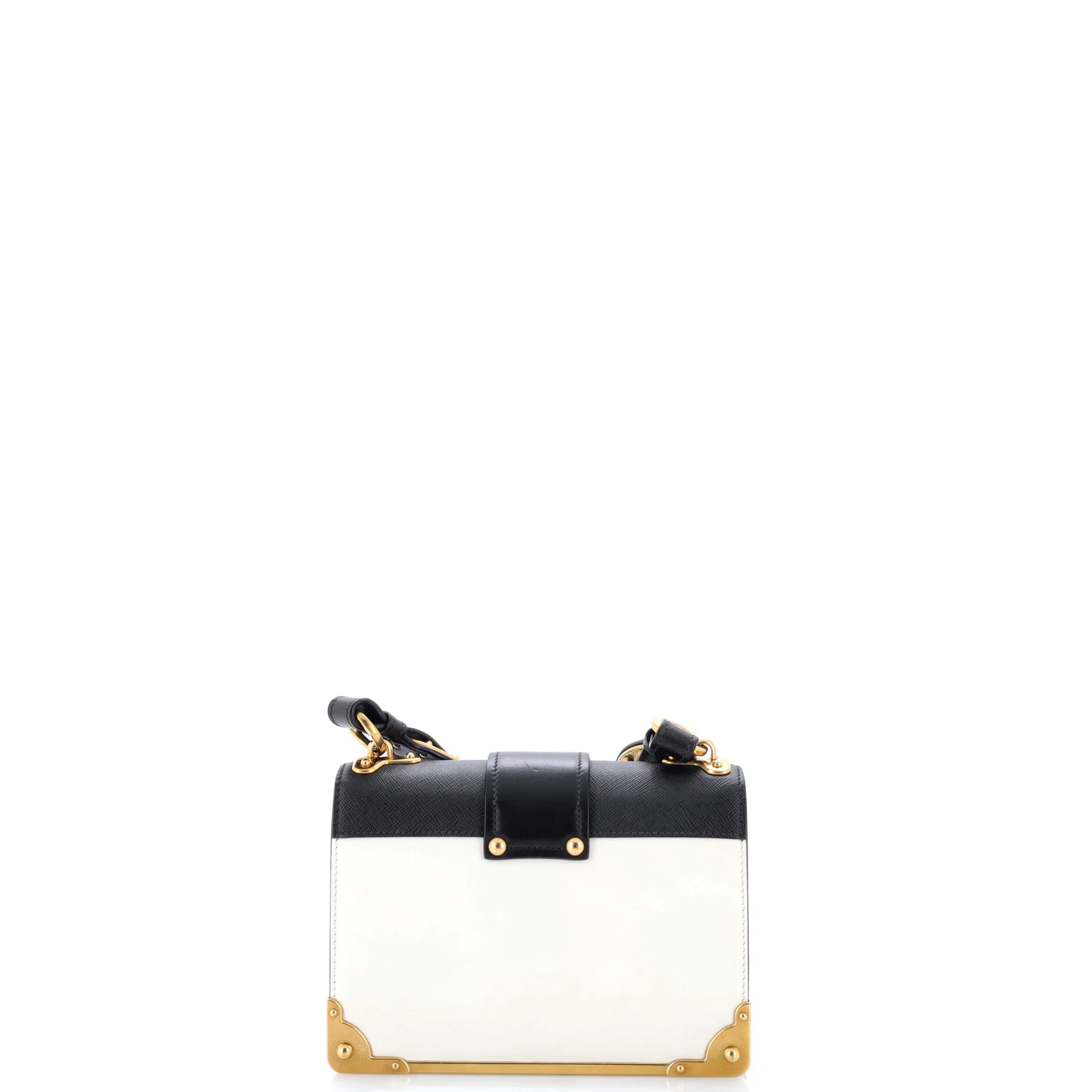 Cahier Crossbody Bag Leather and Saffiano Leather Small - Image 3