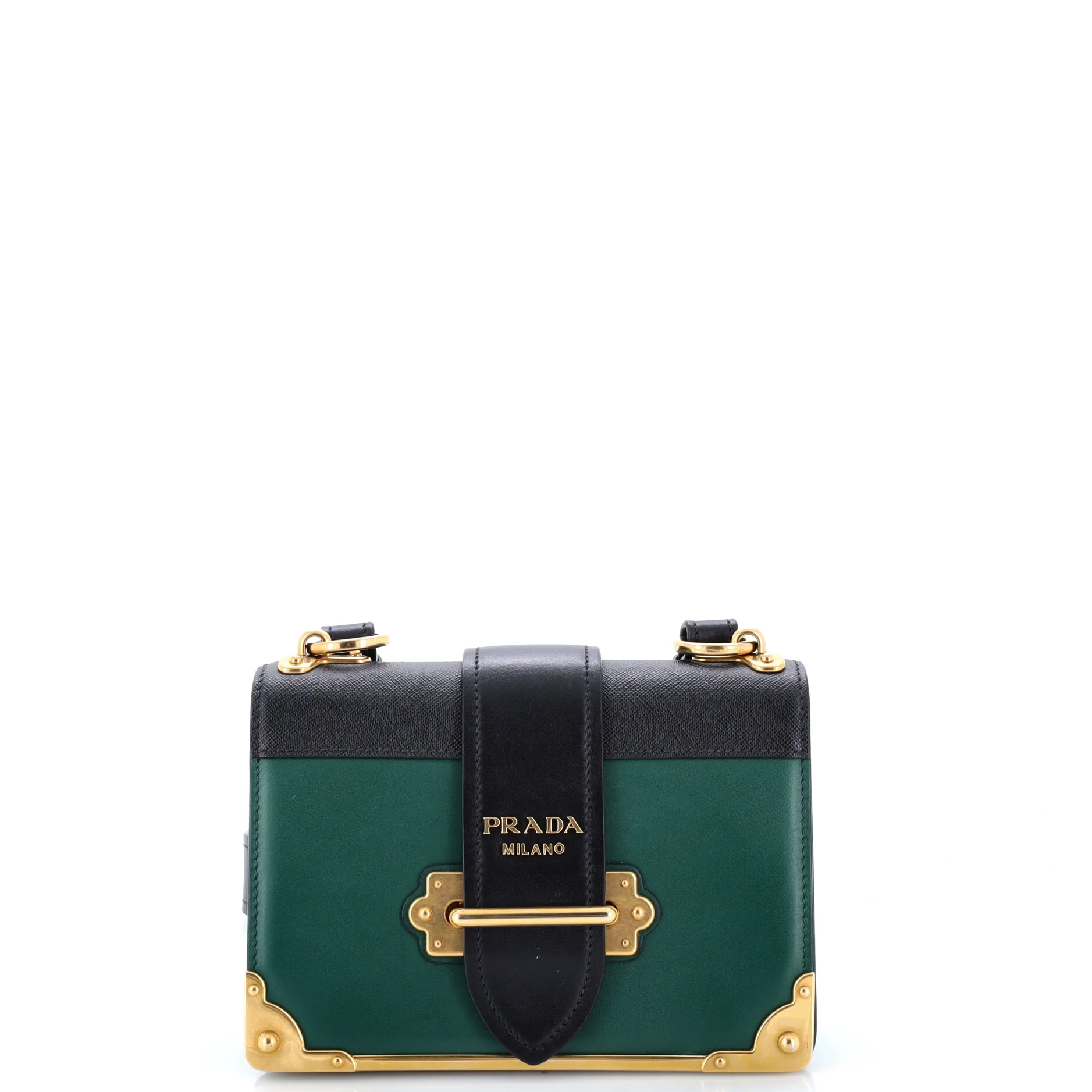 Cahier Crossbody Bag Leather and Saffiano Leather Small