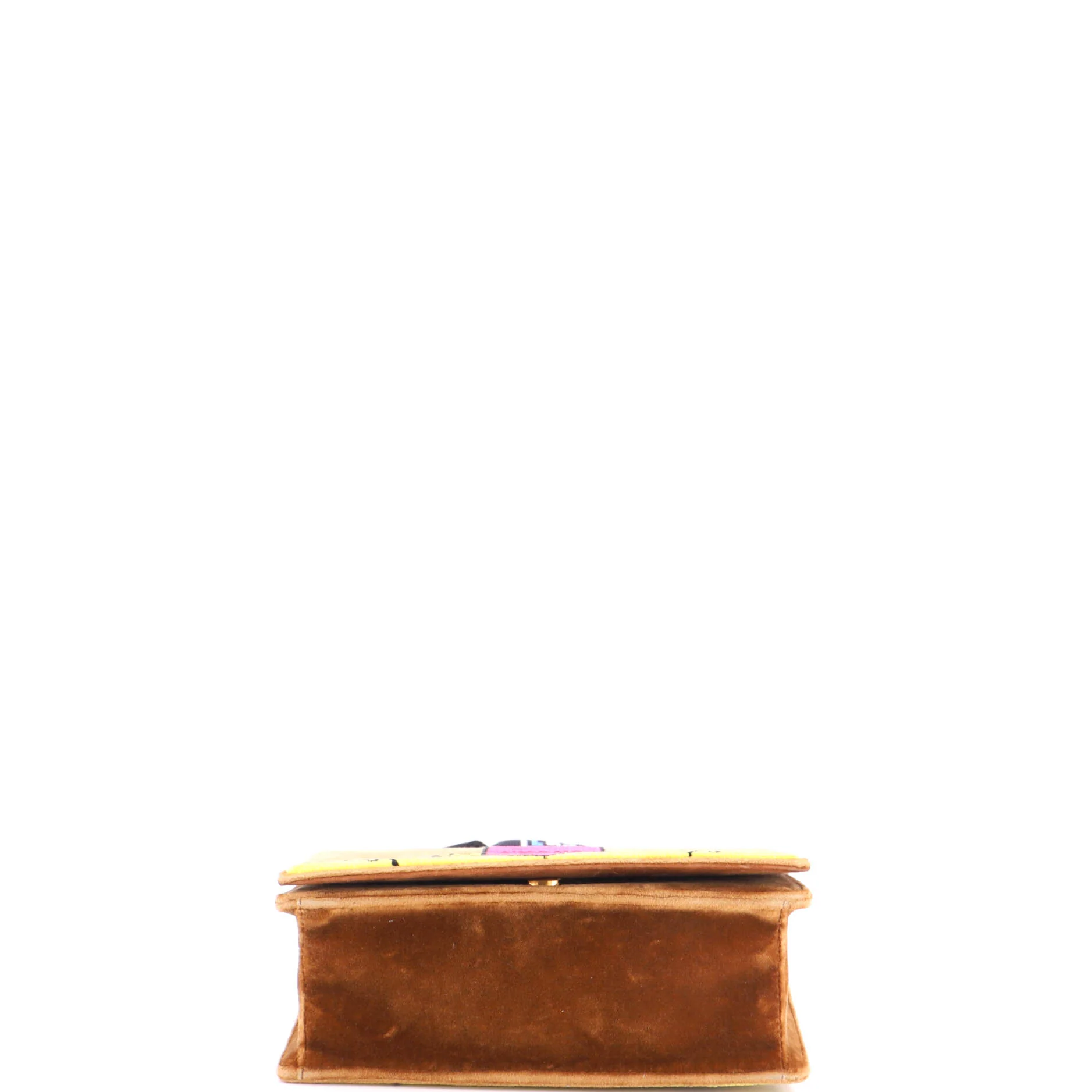 Cahier Shoulder Bag Velvet Small - Image 4