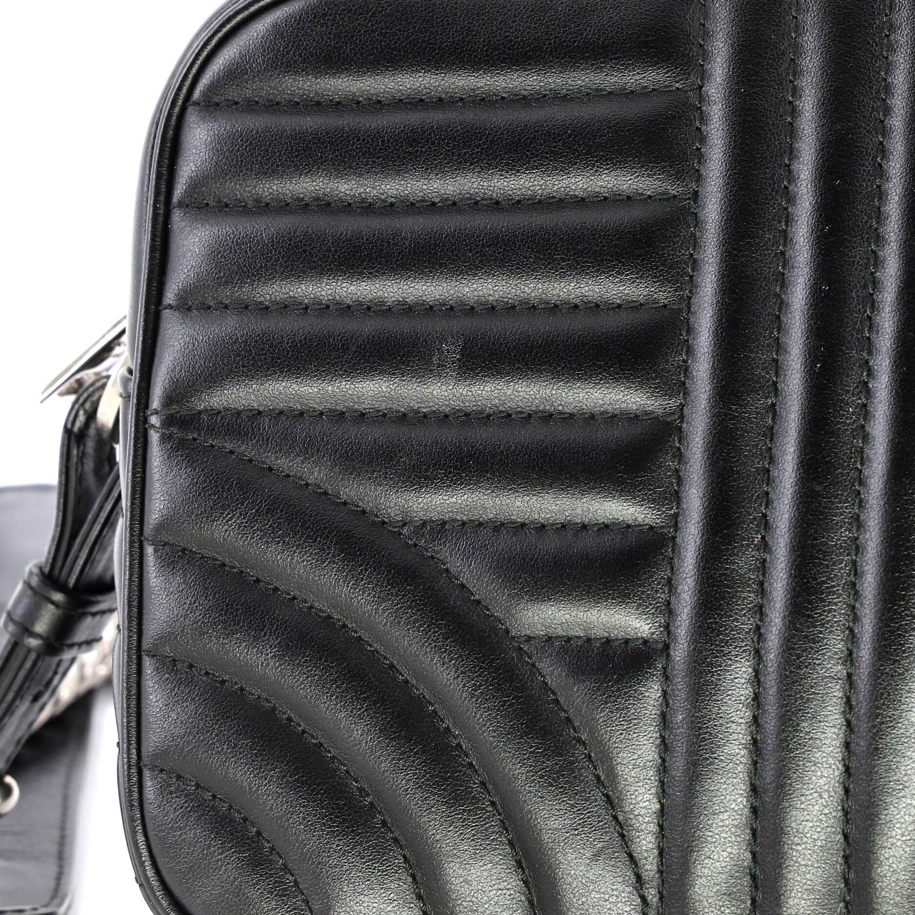 Camera Bag Diagramme Quilted Leather Small - Image 7