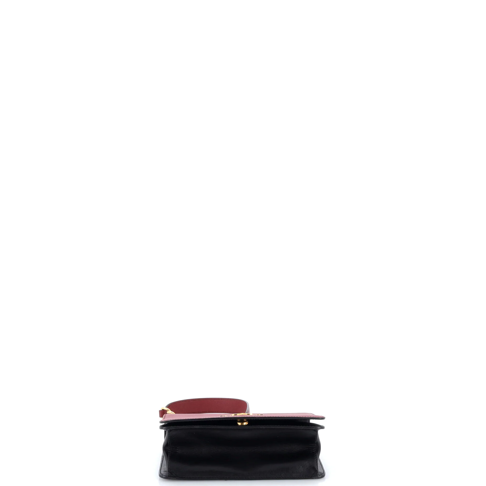 Chain Flap Bag Saffiano Leather Small - Image 4