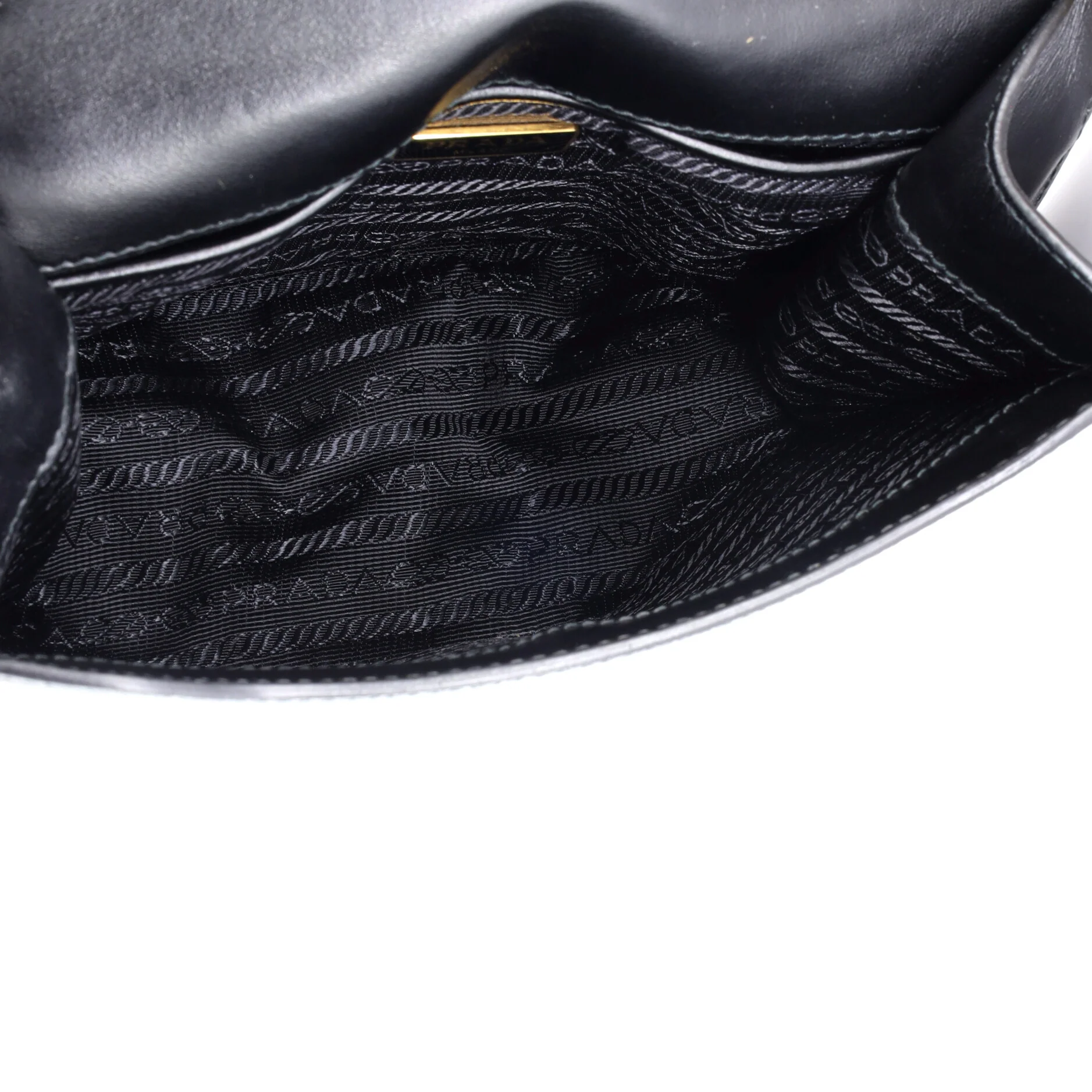 Chain Flap Bag Saffiano Leather Small - Image 5