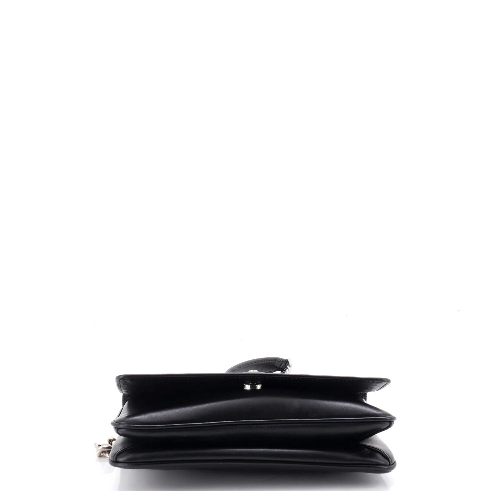 Chain Flap Crossbody Bag Saffiano and Soft Calf Small - Image 4