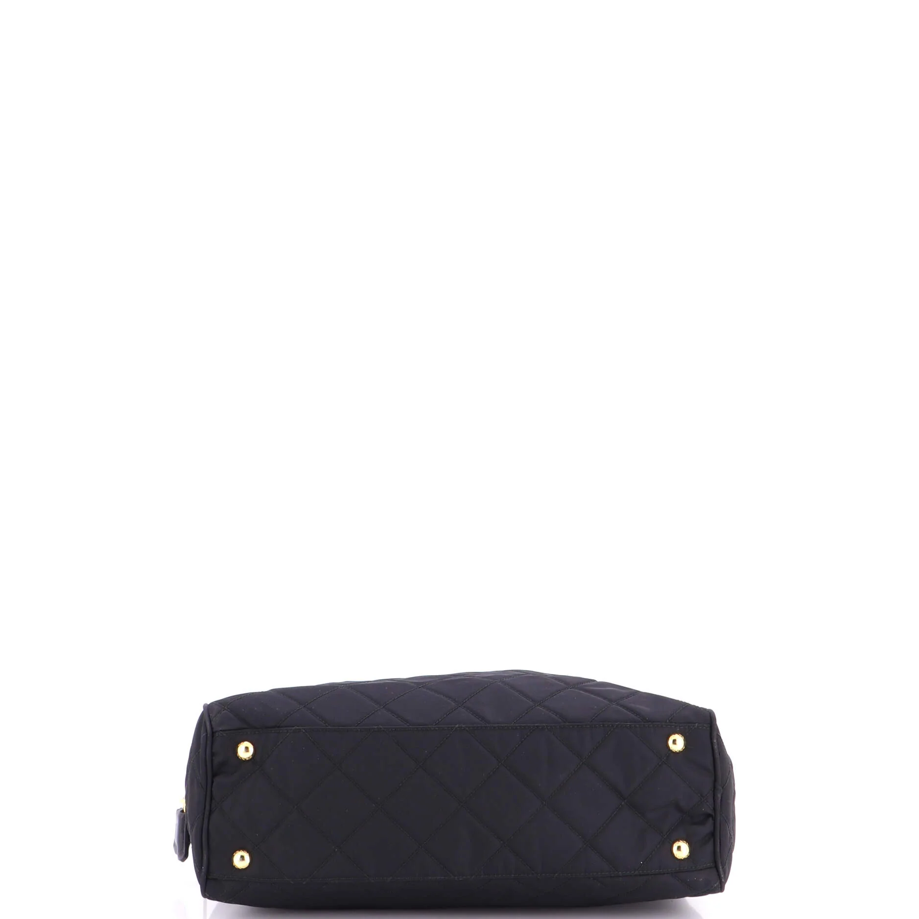 Chain Shoulder Bag Quilted Tessuto Large - Image 4