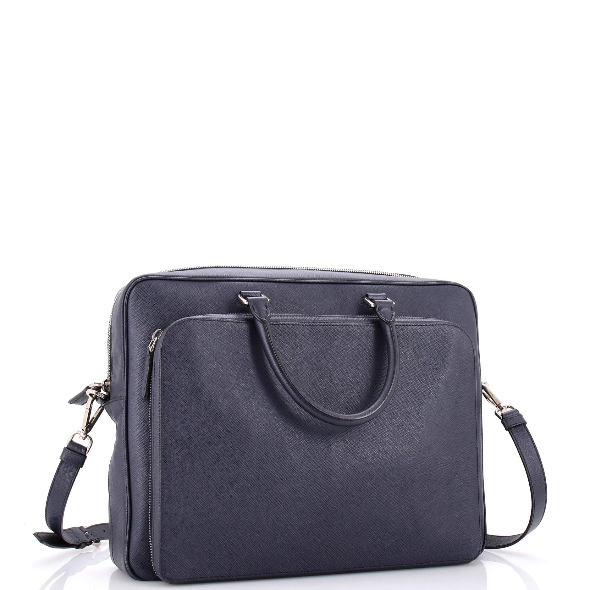 Convertible Travel Briefcase Saffiano Leather - Image 2