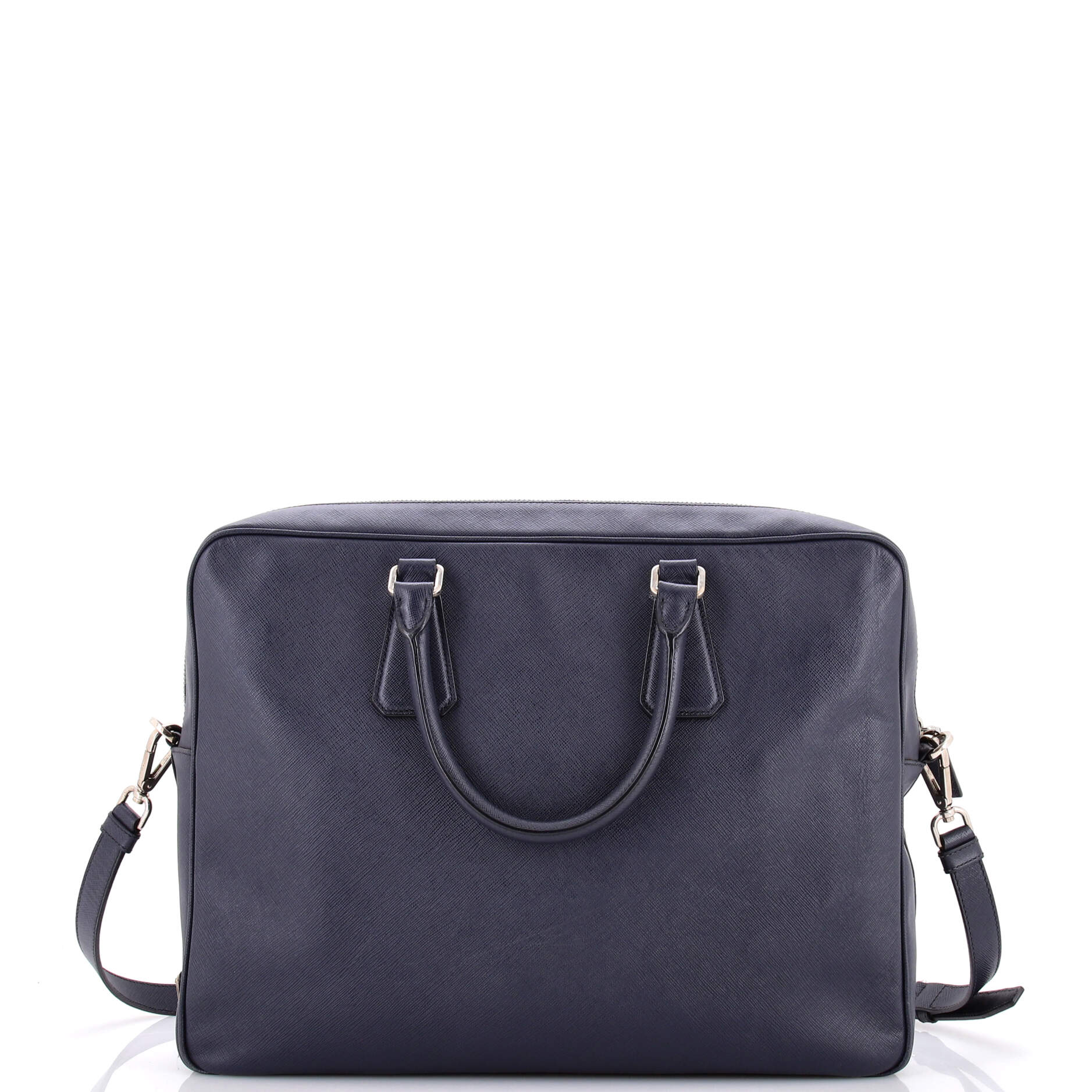 Convertible Travel Briefcase Saffiano Leather - Image 3