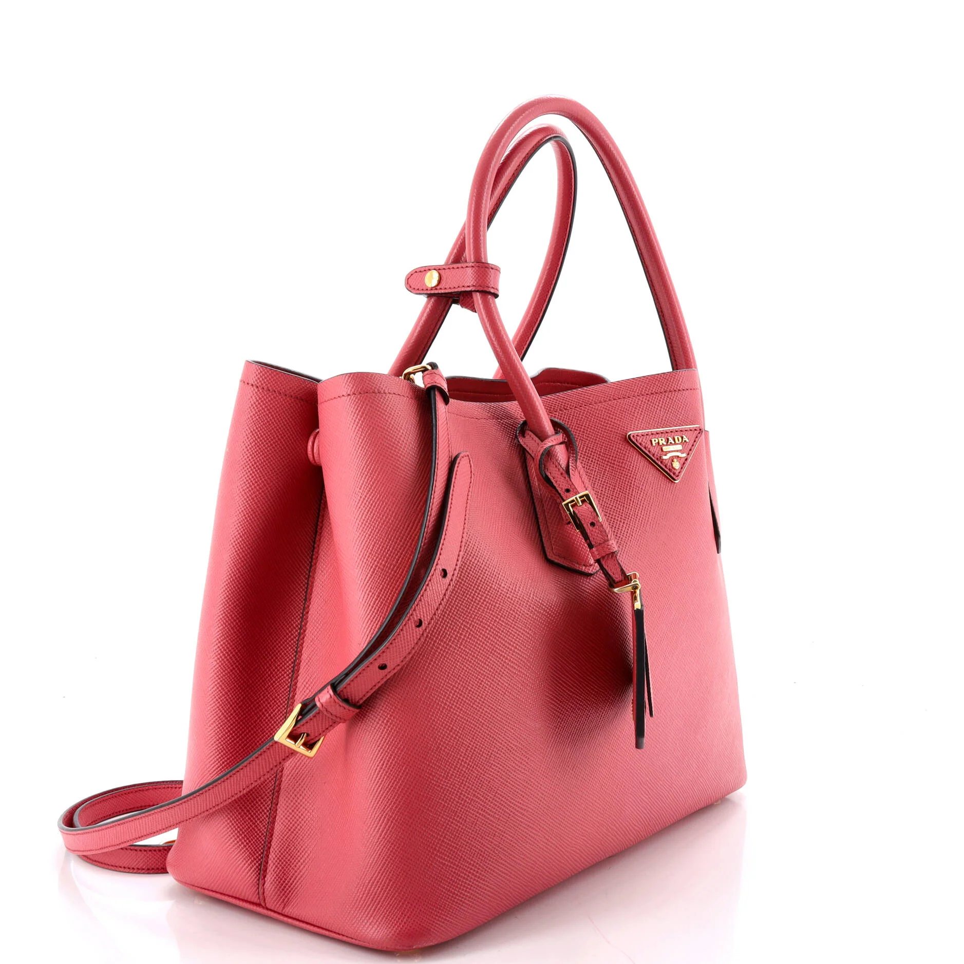Cuir Double Tote Saffiano Leather Large - Image 2