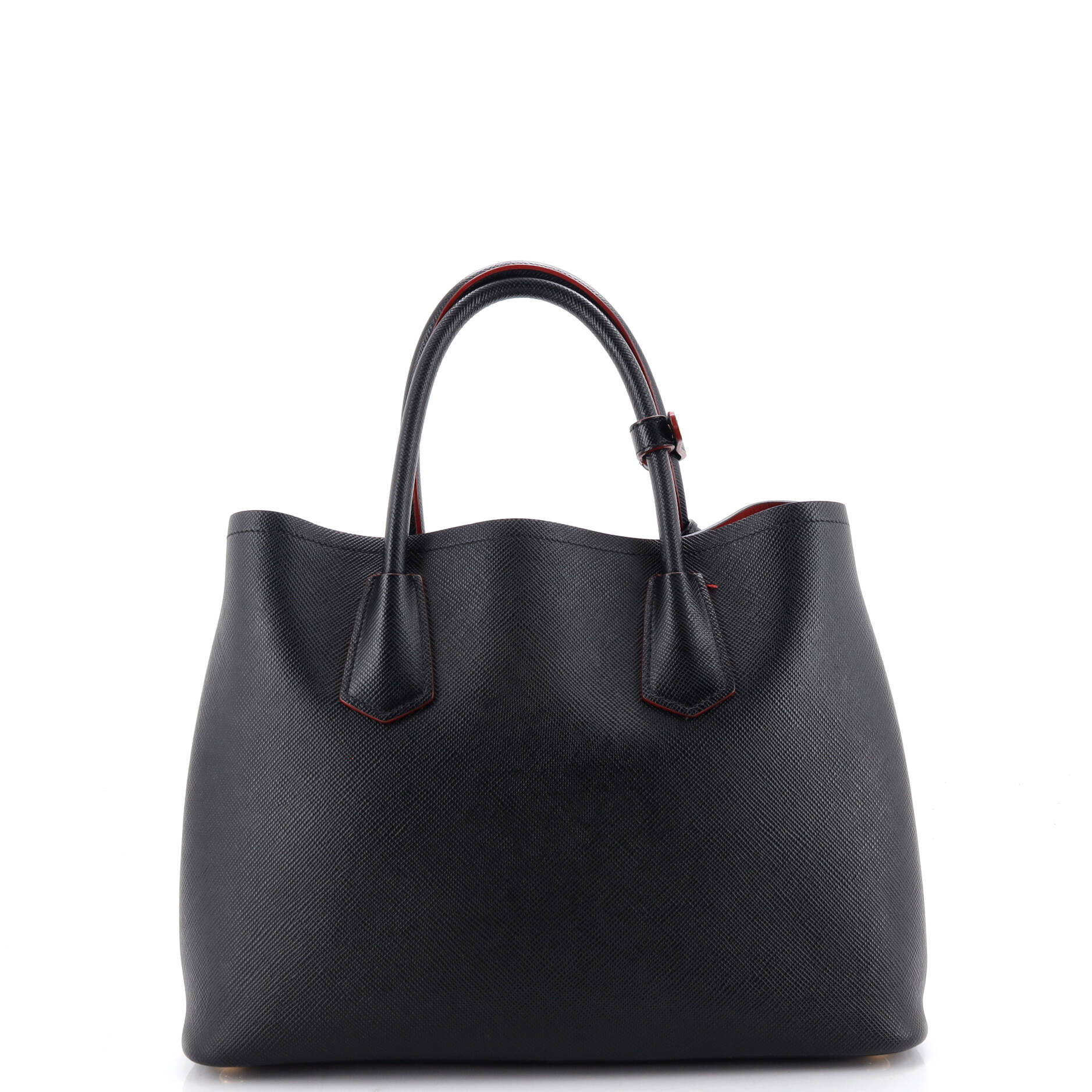 Cuir Double Tote Saffiano Leather Medium - Image 3