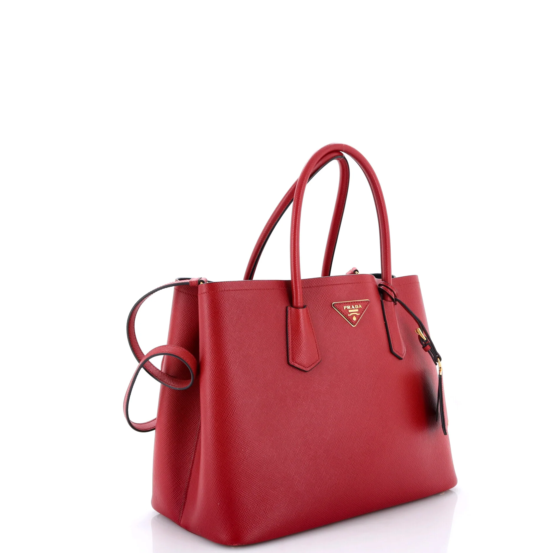 Cuir Double Tote Saffiano Leather Medium - Image 2