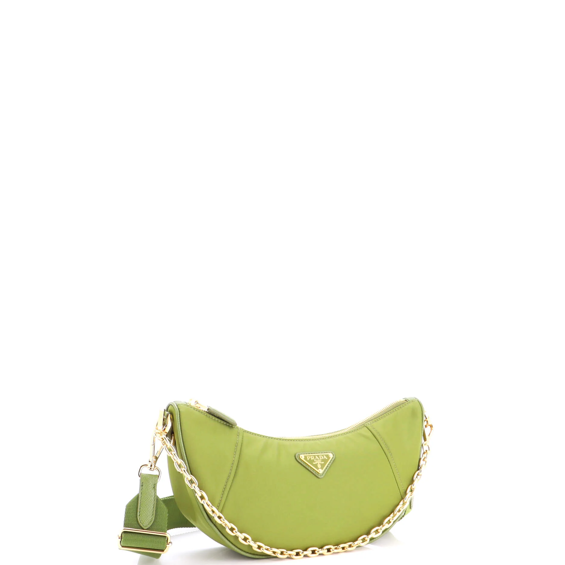 Demi Lune Shoulder Bag Re-Nylon - Image 2