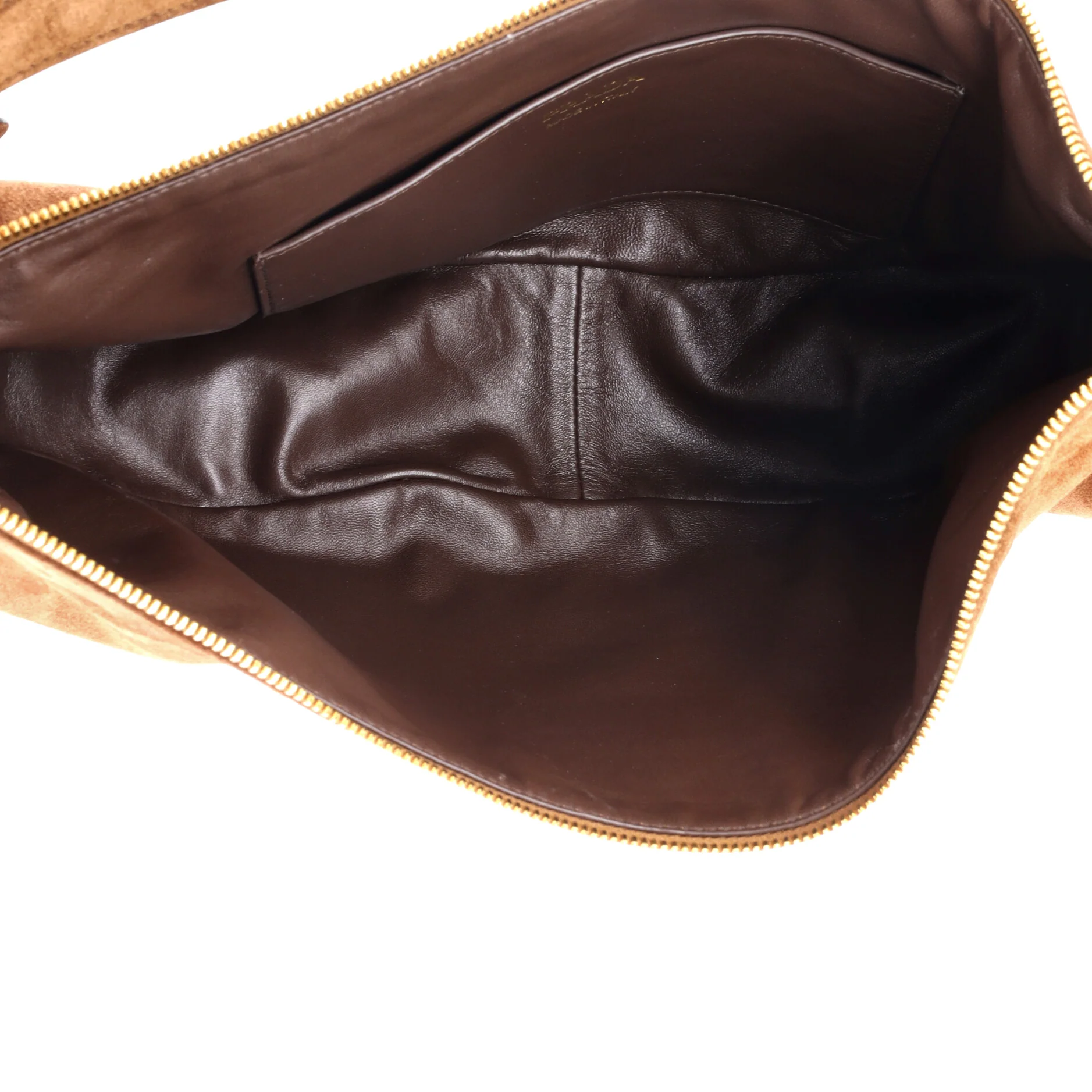 Demi-Lune Shoulder Bag Suede Large - Image 5