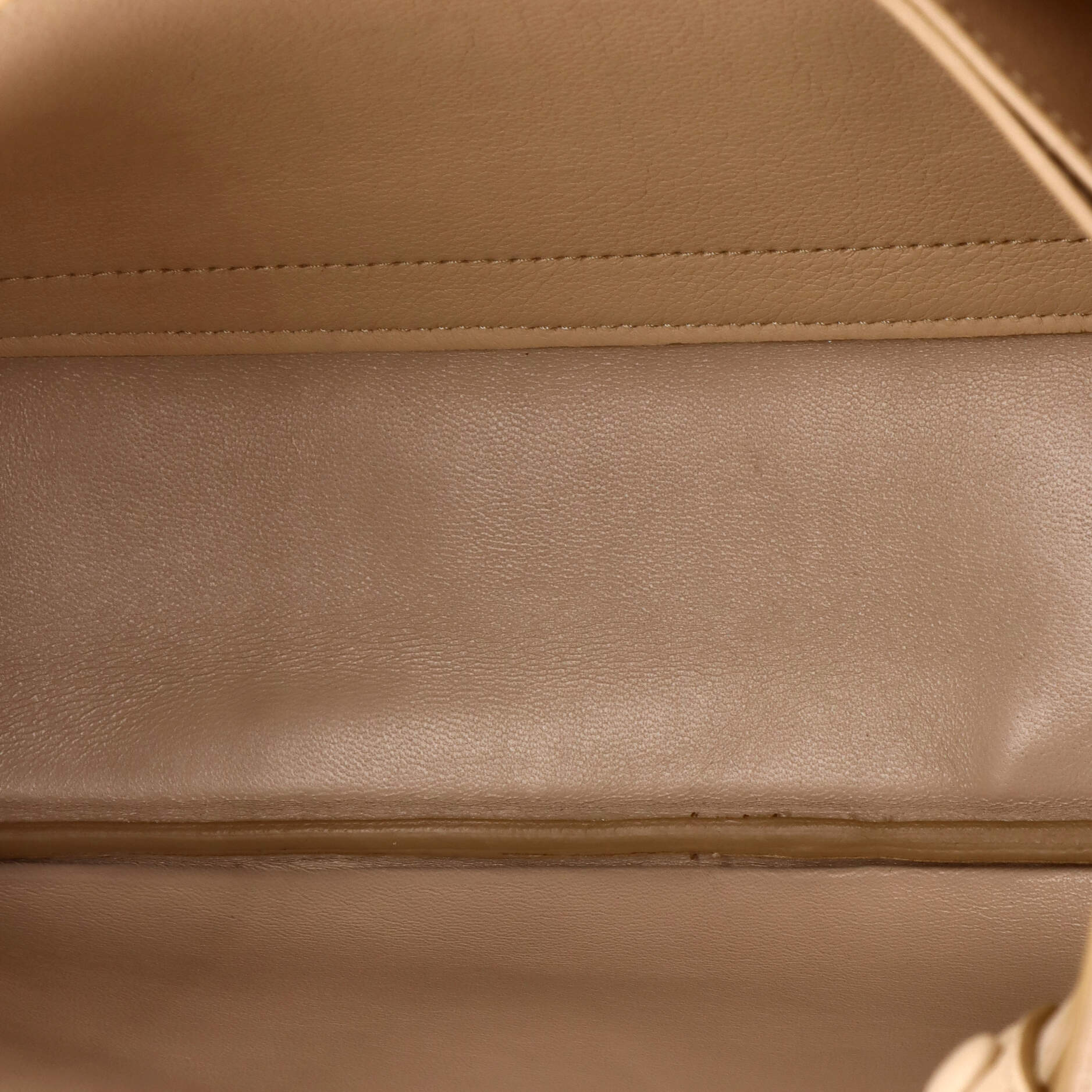 Double Buckle Belt Tote Bag Leather Medium - Image 5
