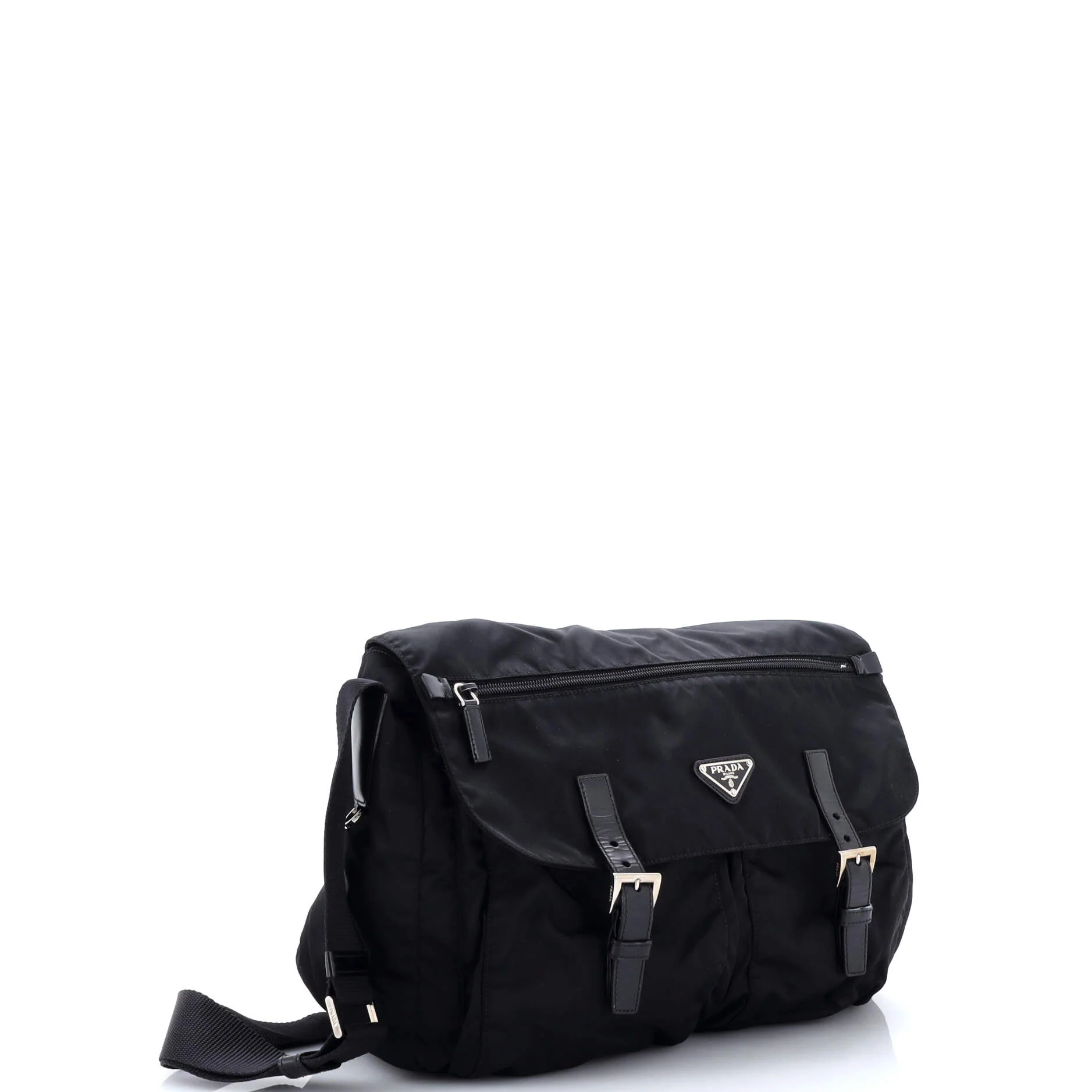 Double Buckle Flap Camera Bag Tessuto Large - Image 2