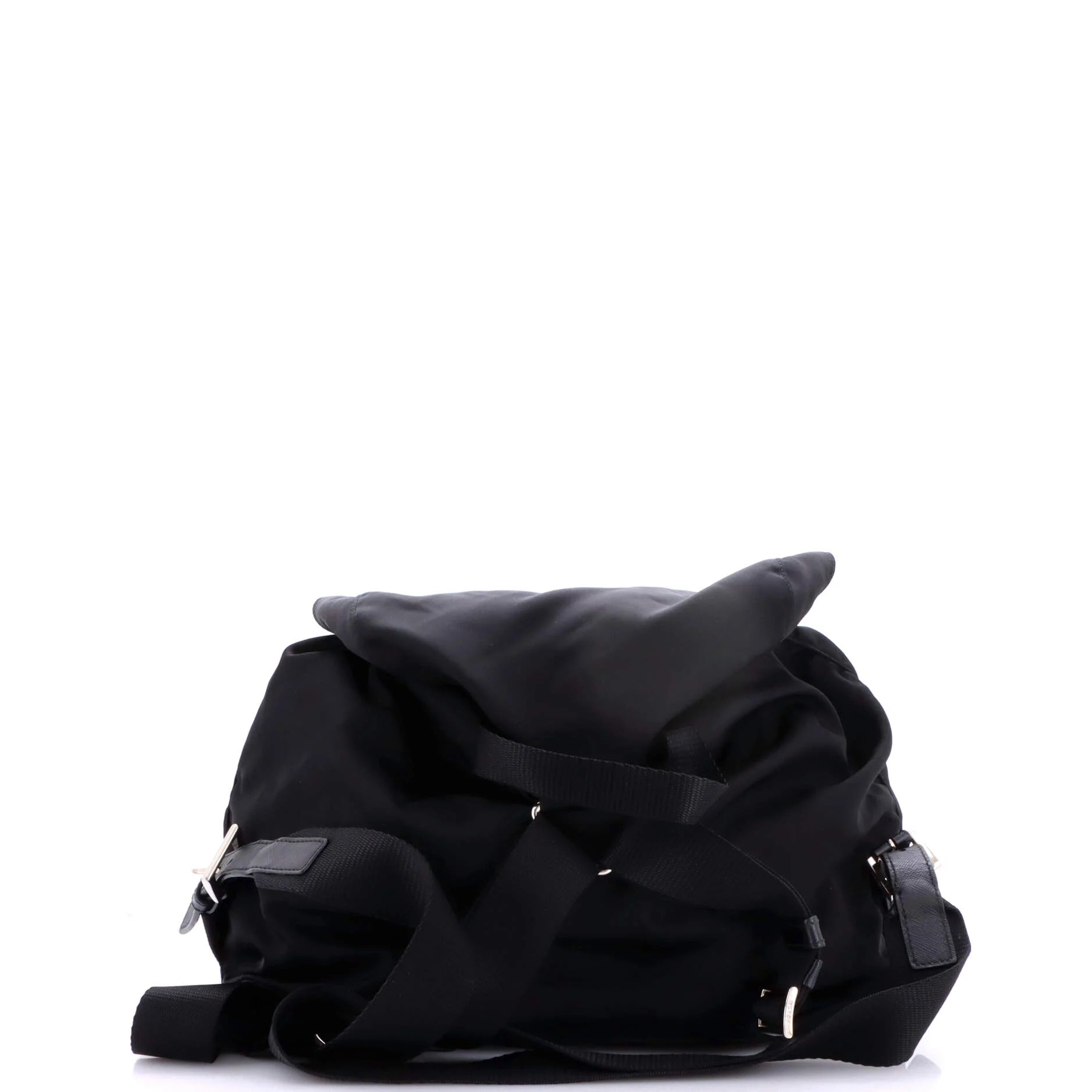 Double Pocket Buckle Backpack Tessuto Medium - Image 3
