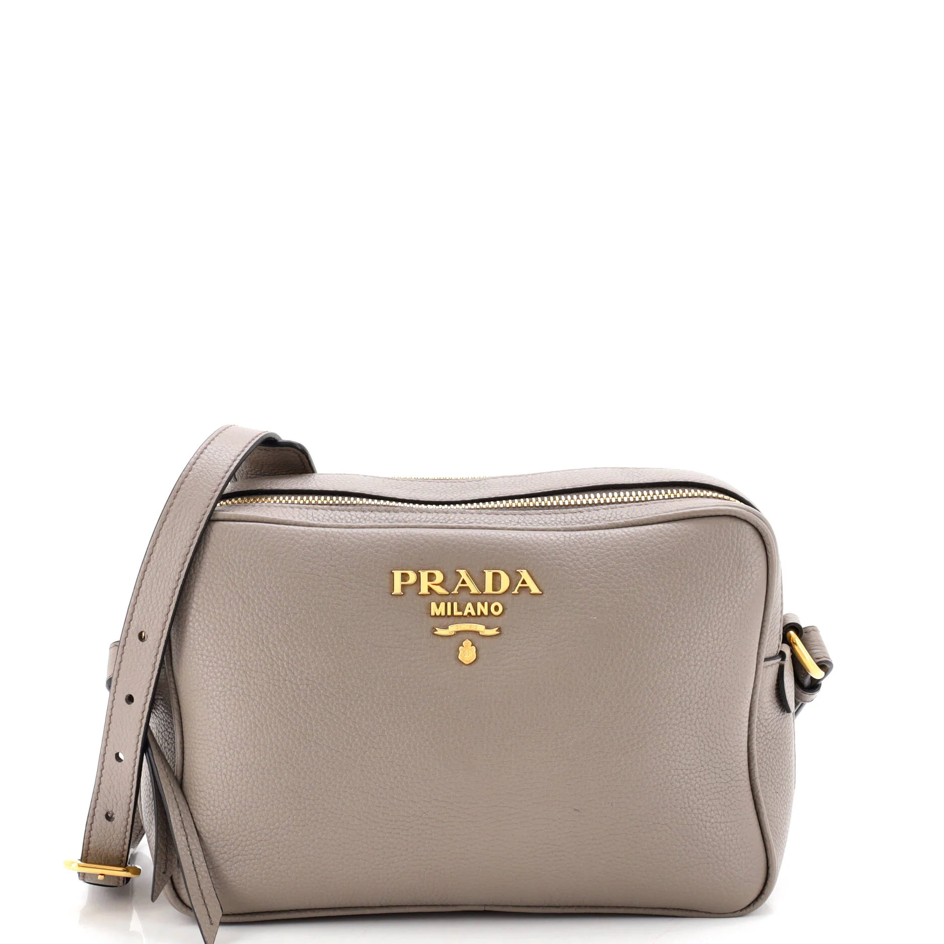 Double Zip Camera Bag Vitello Daino