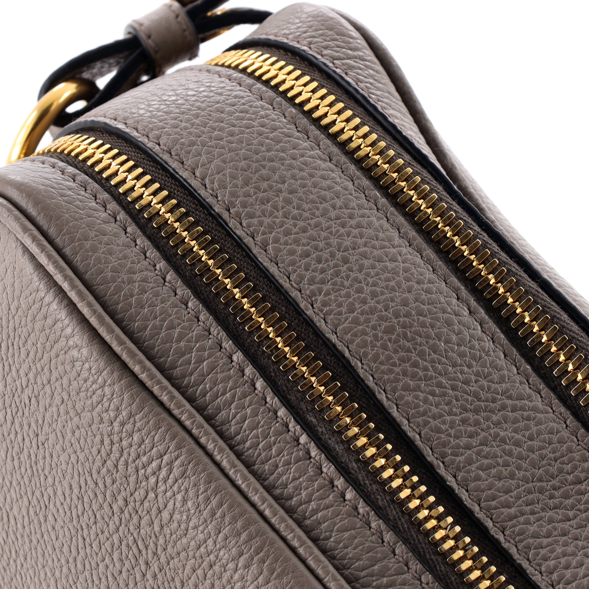 Double Zip Camera Bag Vitello Daino - Image 6
