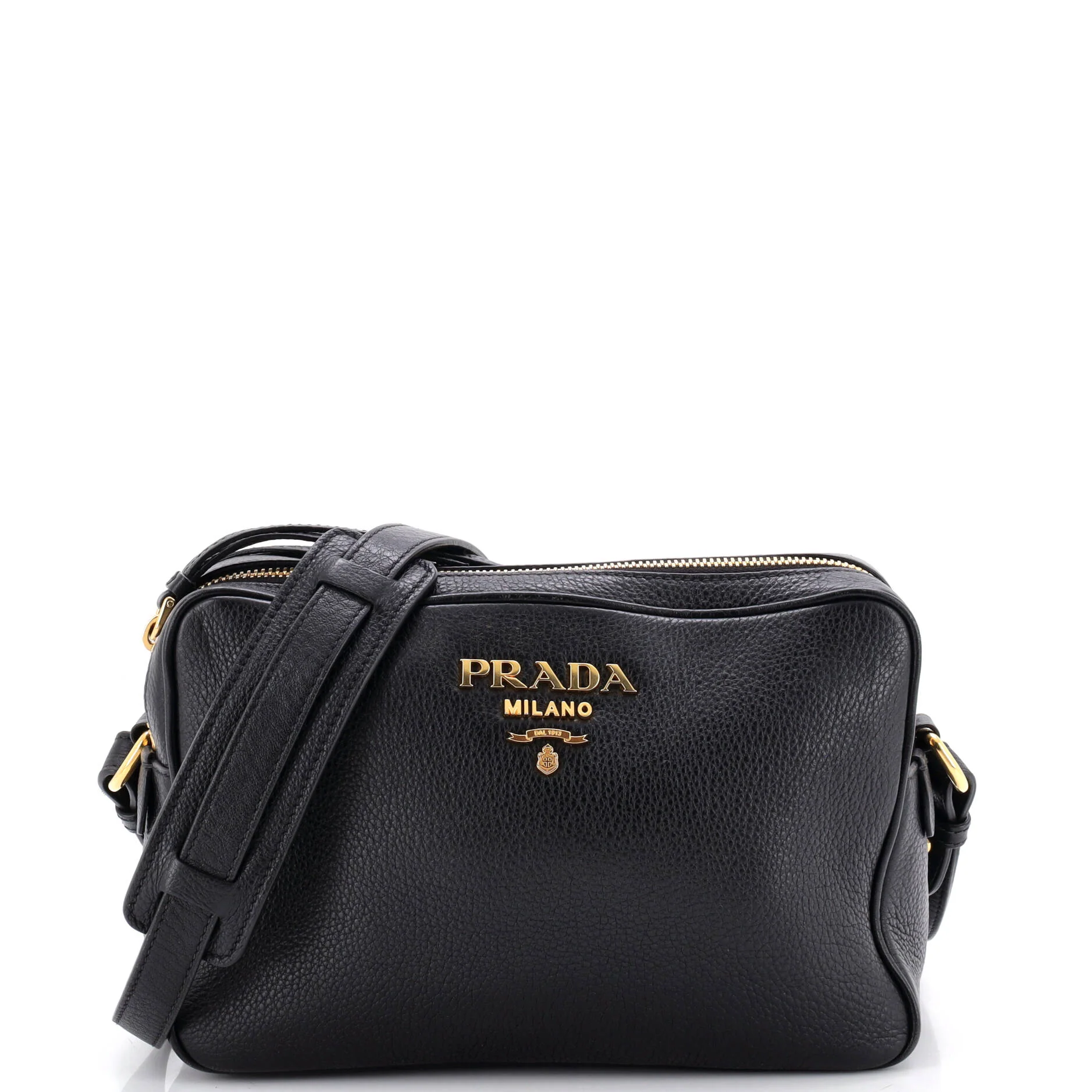 Double Zip Camera Bag Vitello Phenix Medium