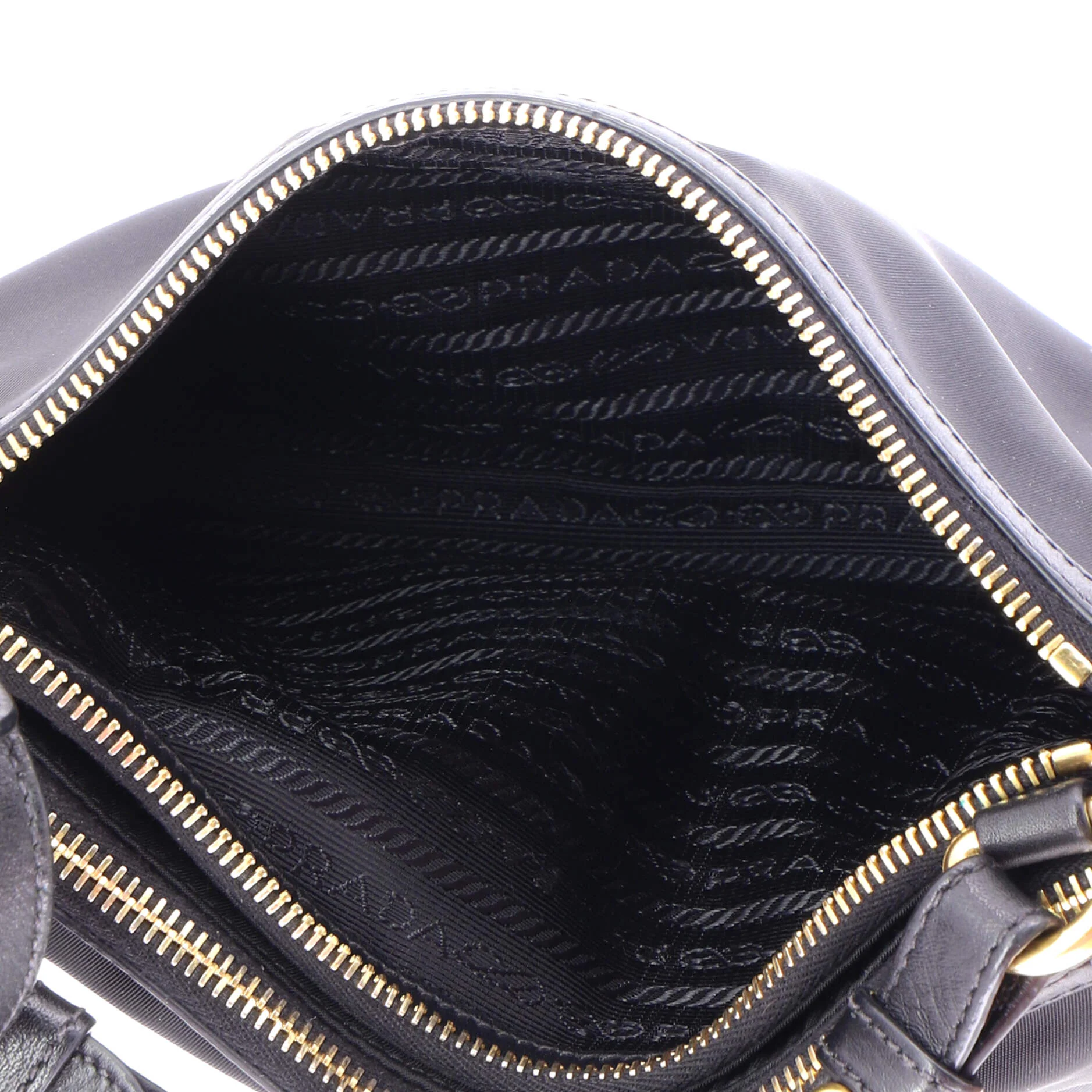 Double Zip Crossbody Bag Tessuto Small - Image 5