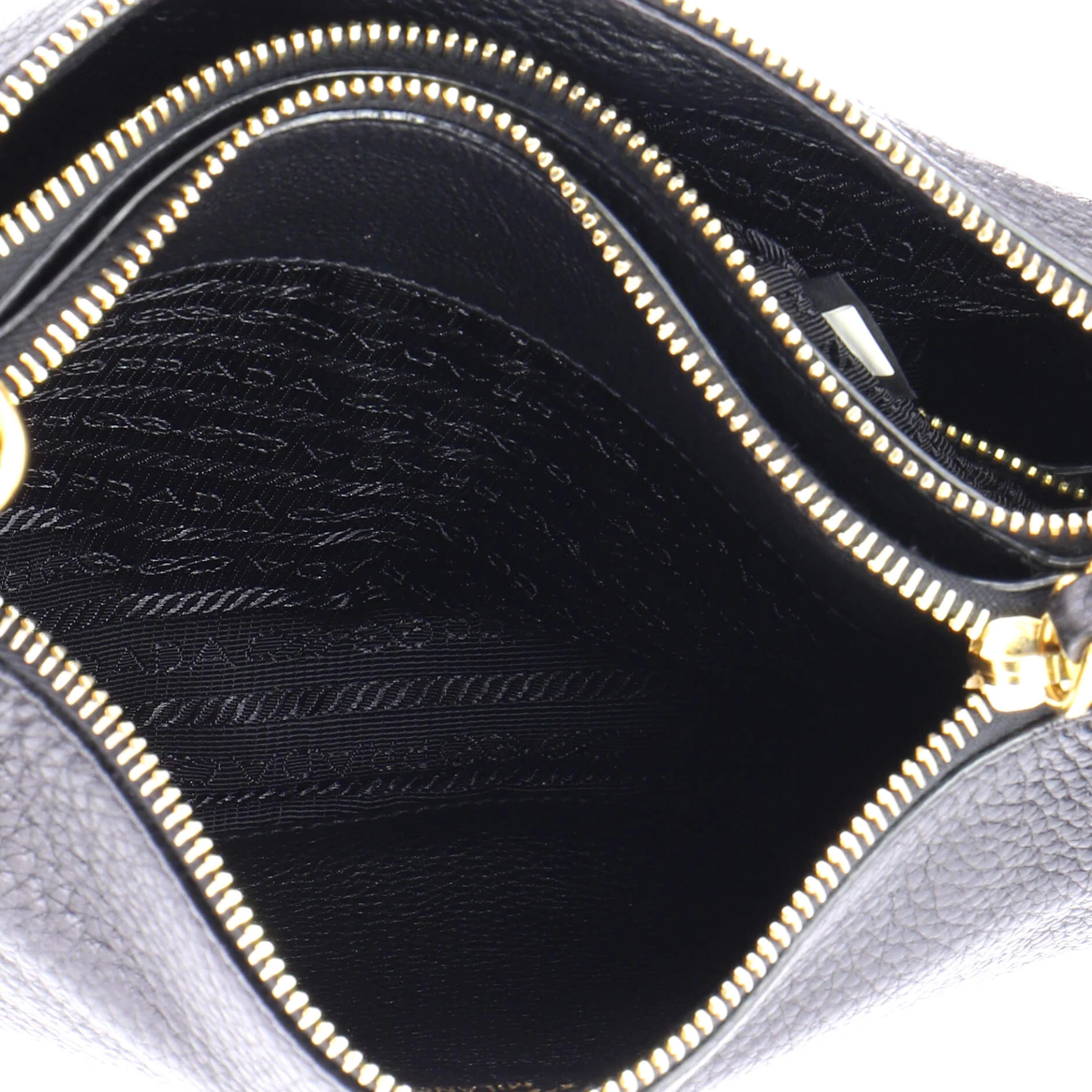 Double Zip Crossbody Bag Vitello Daino Small - Image 5