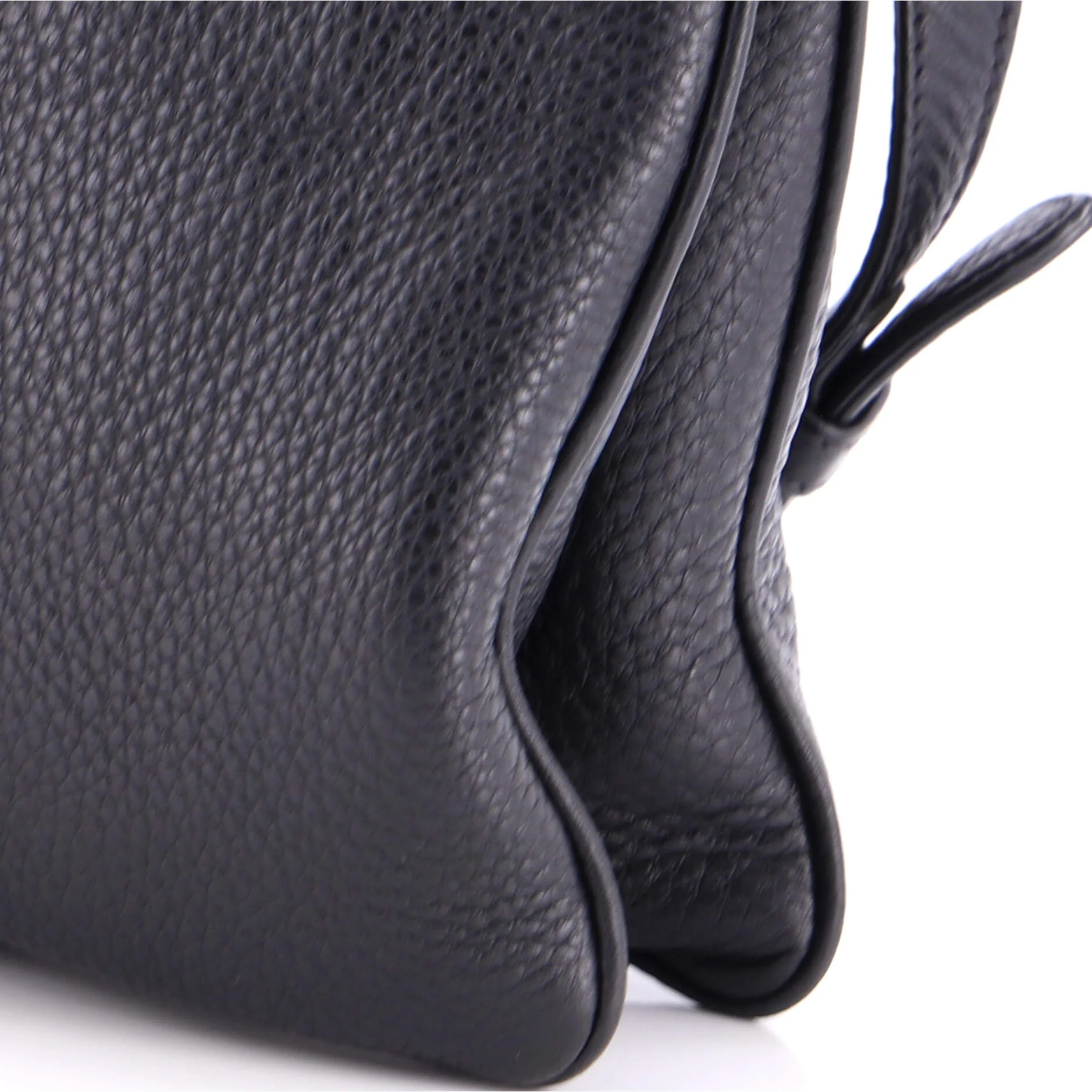 Double Zip Crossbody Bag Vitello Daino Small - Image 6