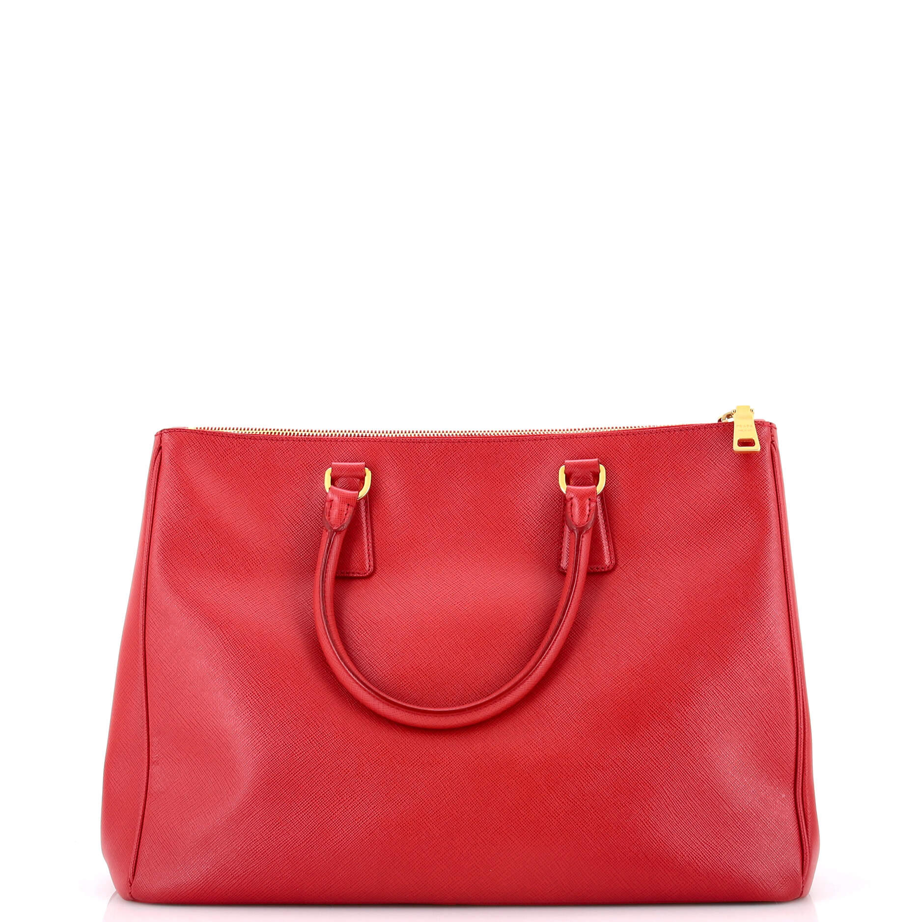 Double Zip Lux Tote Saffiano Leather Large - Image 3